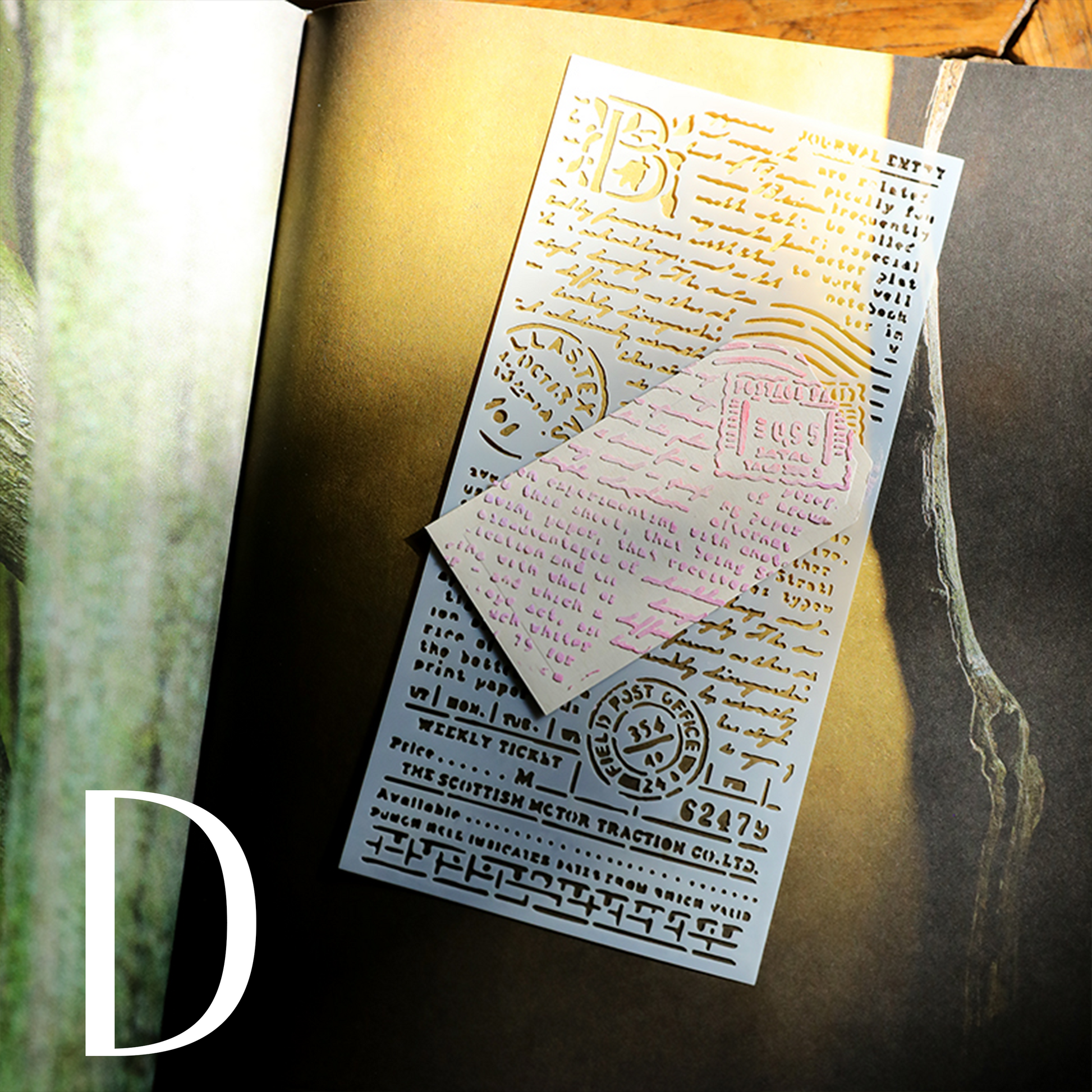 Vintage Mask Stencil