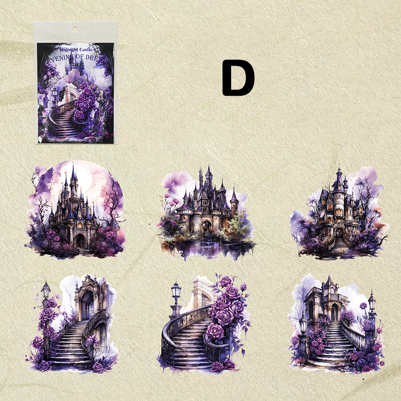 Forest Castle Stickers For Scrapbooking