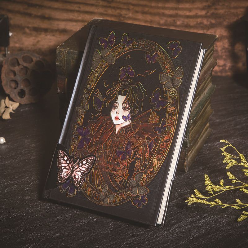 Vintage Gothic Style Coloring Page Illustration Journal journaling supply for journaling and scrapbooking