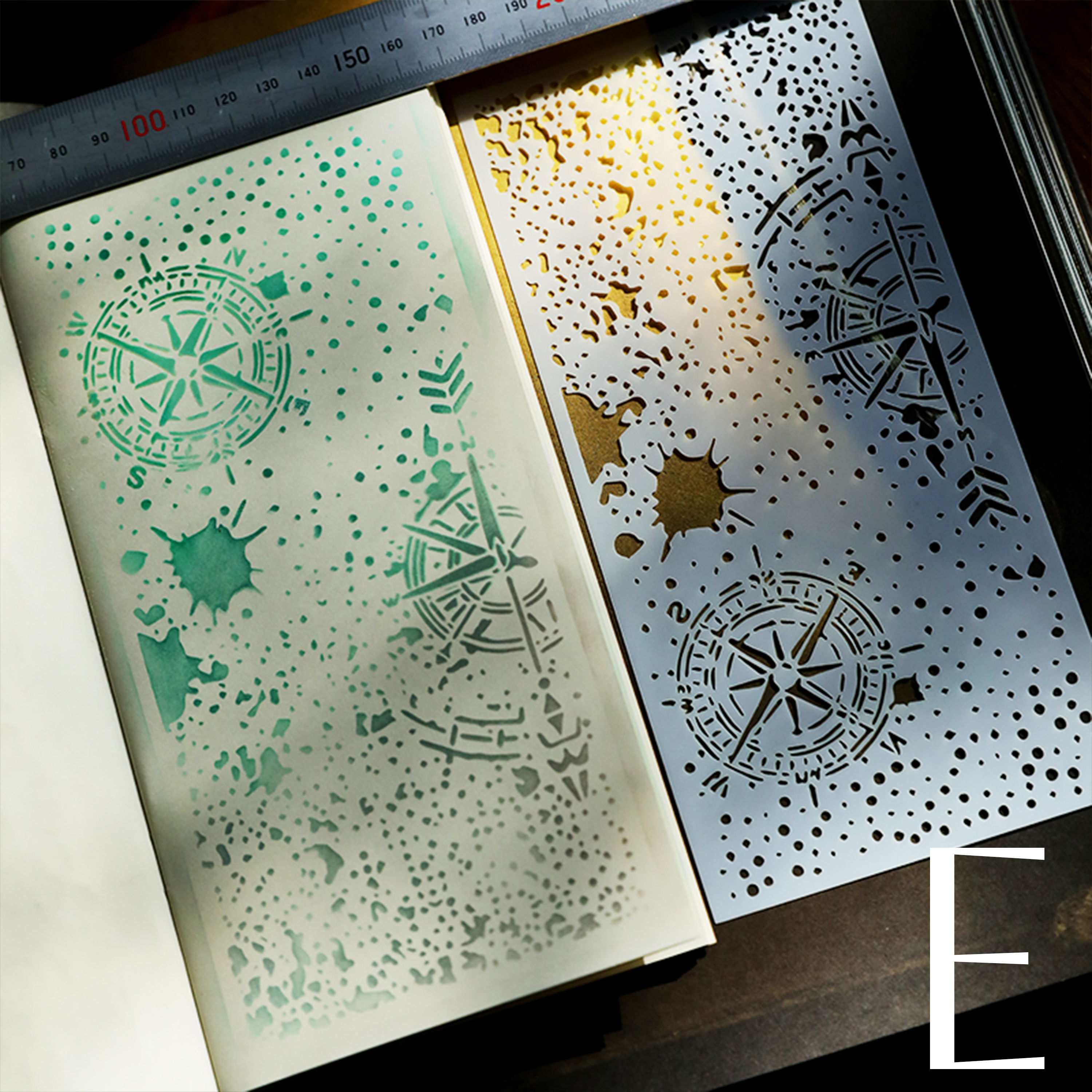 Vintage Mask Stencil