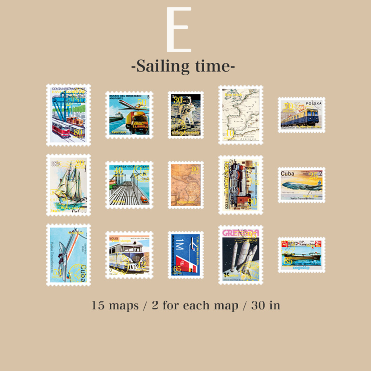 Travel stamp collector Foil Stickers