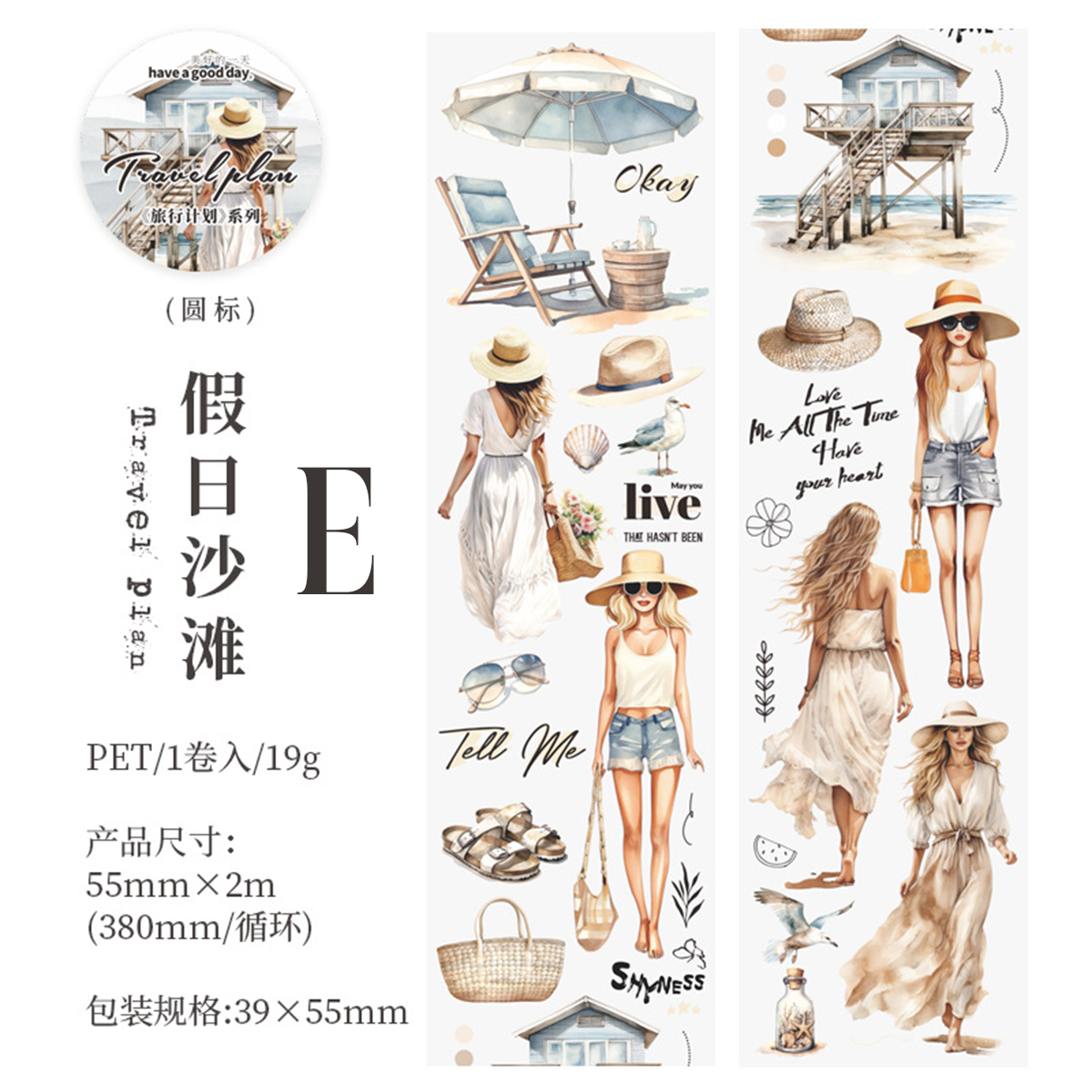 Travel Plan PET Tape