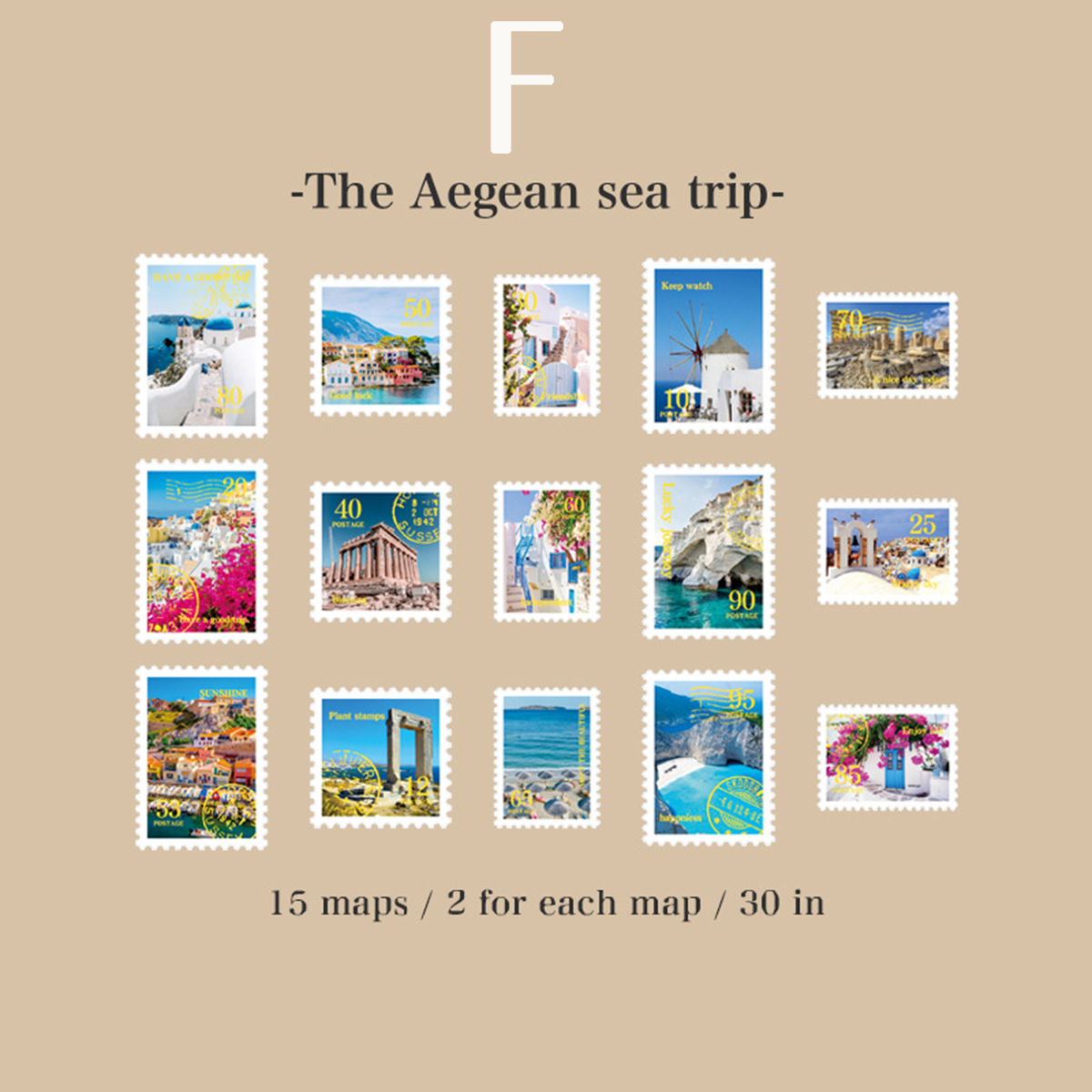 Travel stamp collector Foil Stickers