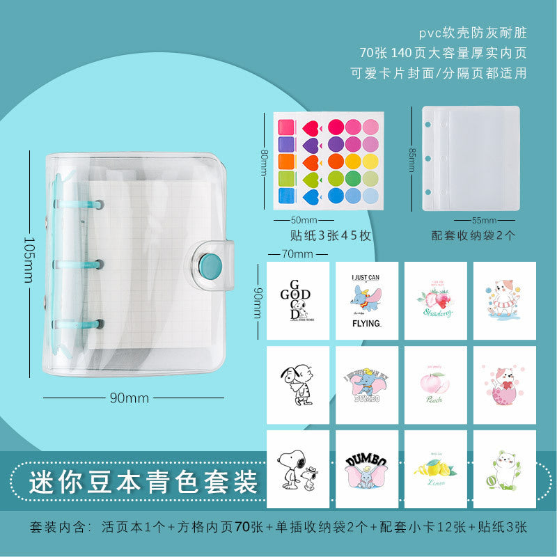 das quadratische Tagebuch der Retro-Ölgemälde-Serie