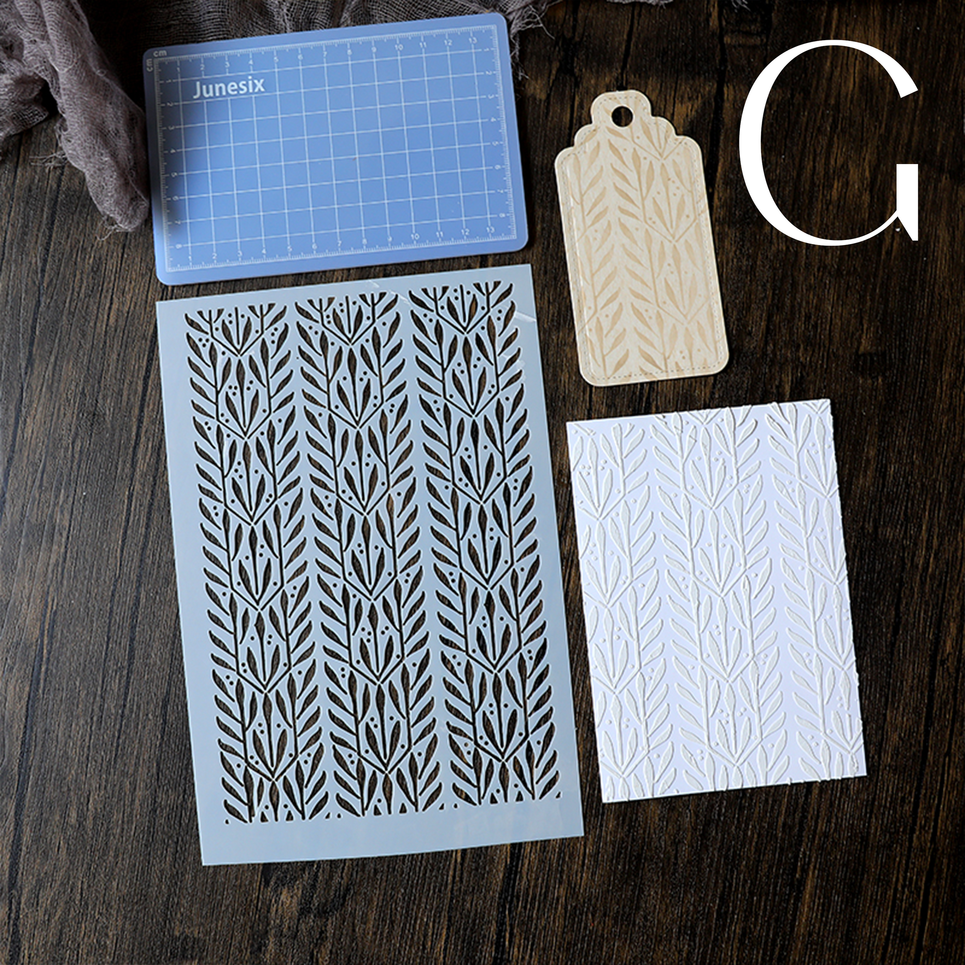 Vintage Mask Stencil