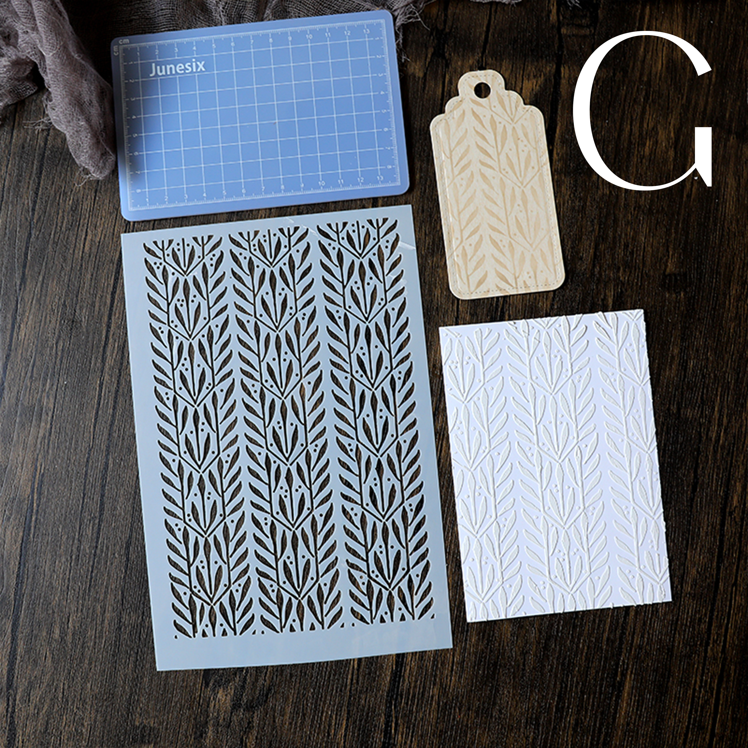 Vintage Mask Stencil