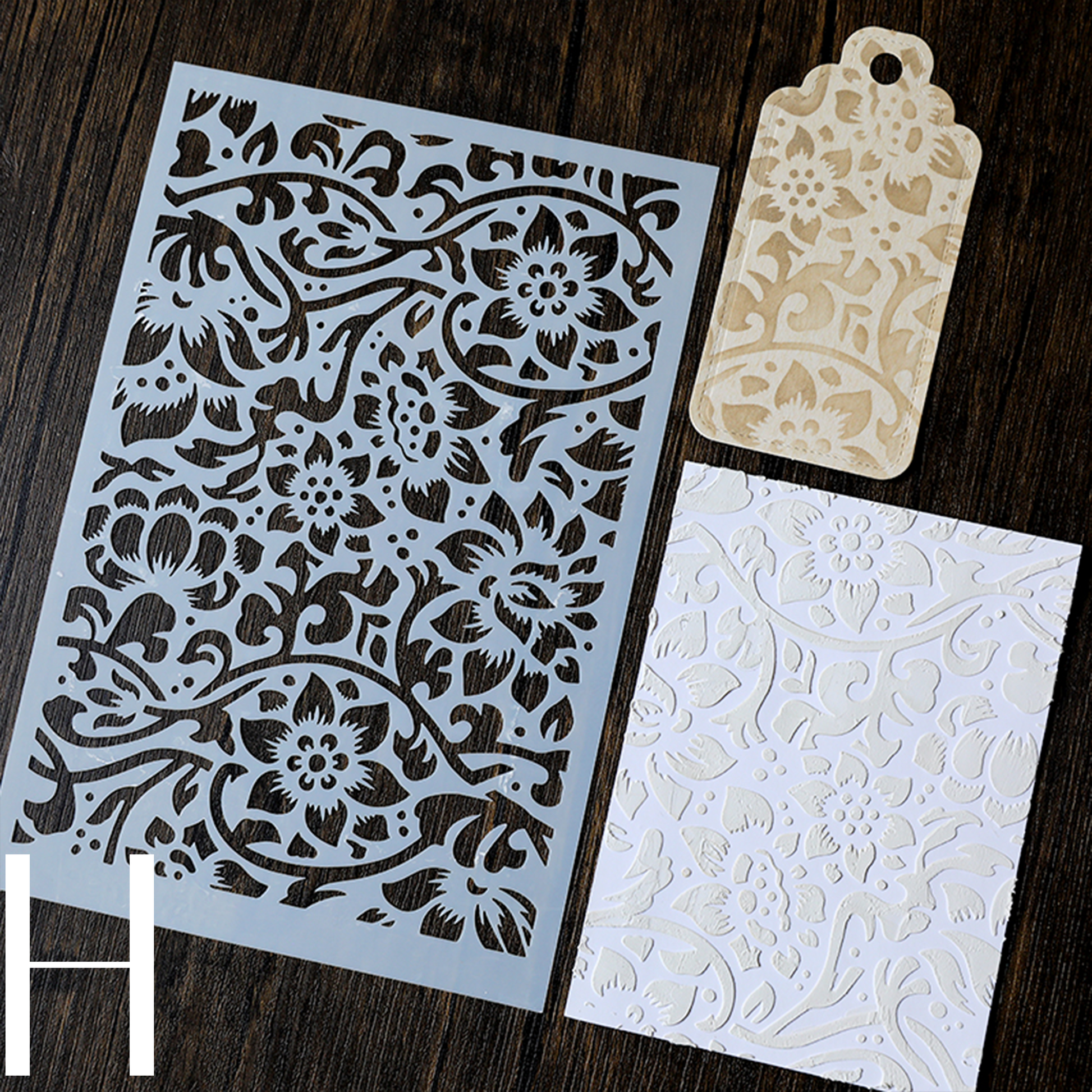 Vintage Mask Stencil