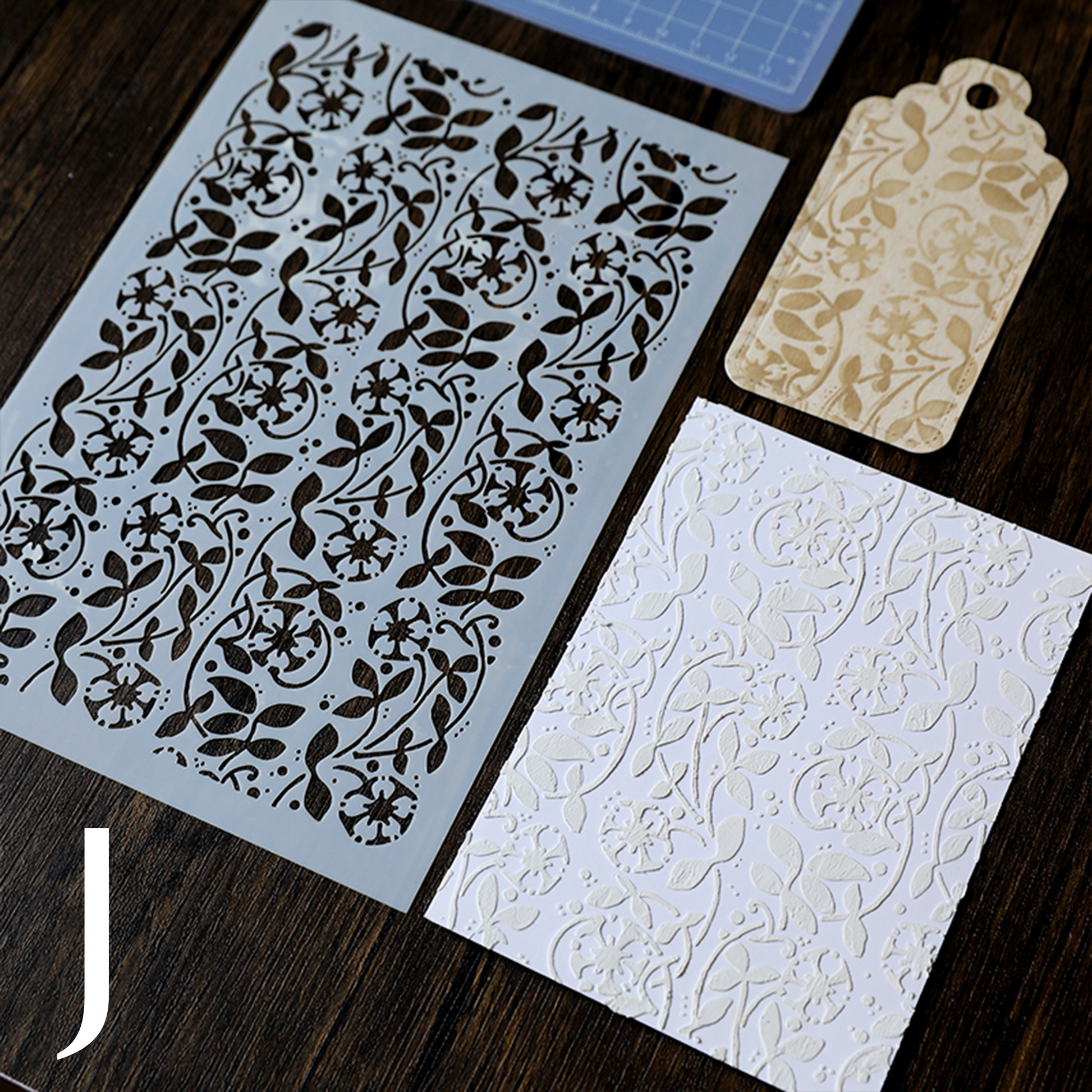 Vintage Mask Stencil