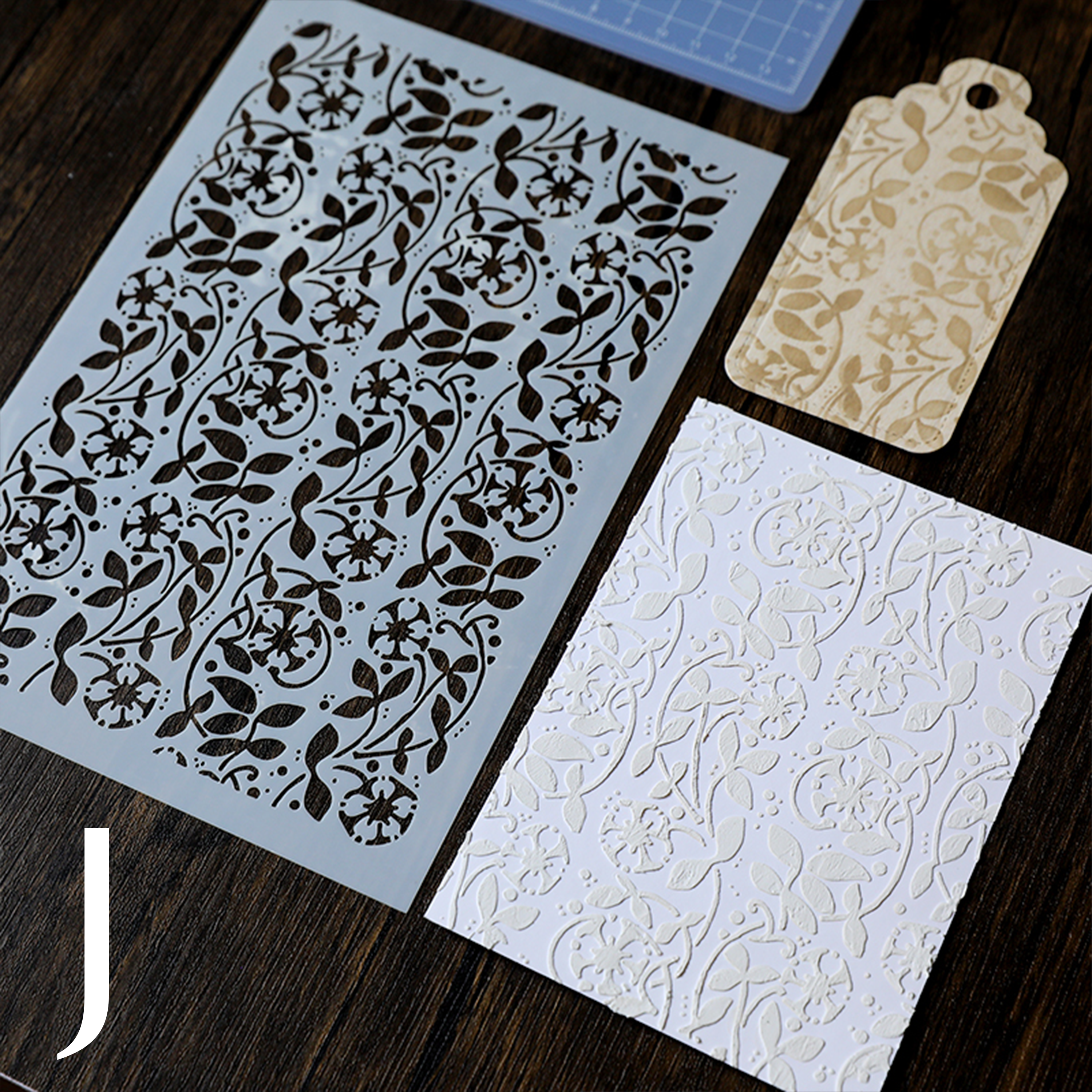 Vintage Mask Stencil