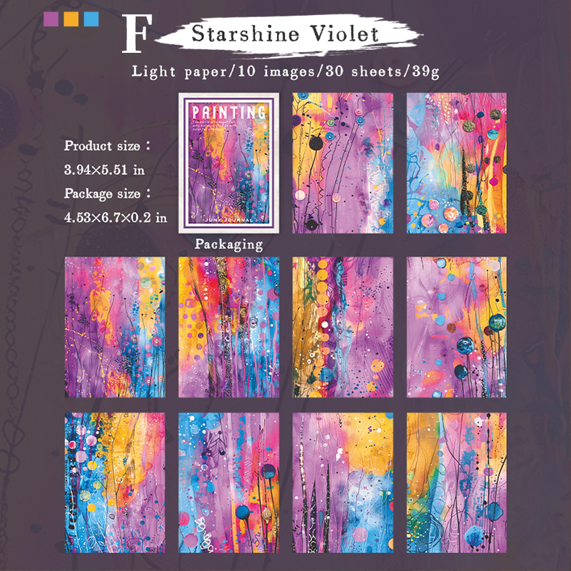 Art Painting Scrapbook Paper