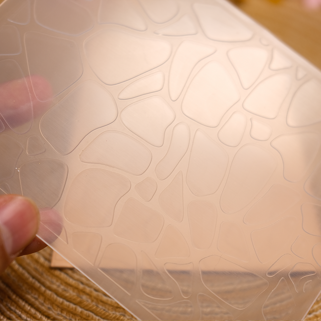 Stone Tile Texture Plastic Embossing Folder