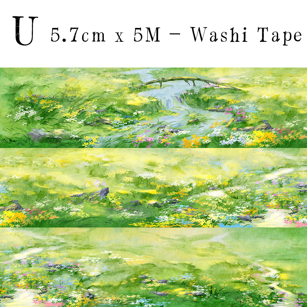 【ZERO】Sky & Grassland Landscaping Tape(40 Styles)(Whole Roll Tape)