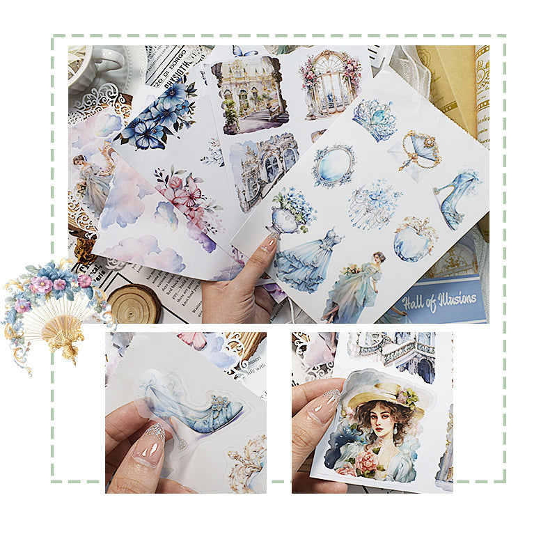 Patterns Sticker Book Vintage Sticker Book Vol.1 For Journaling and Scrapbooking