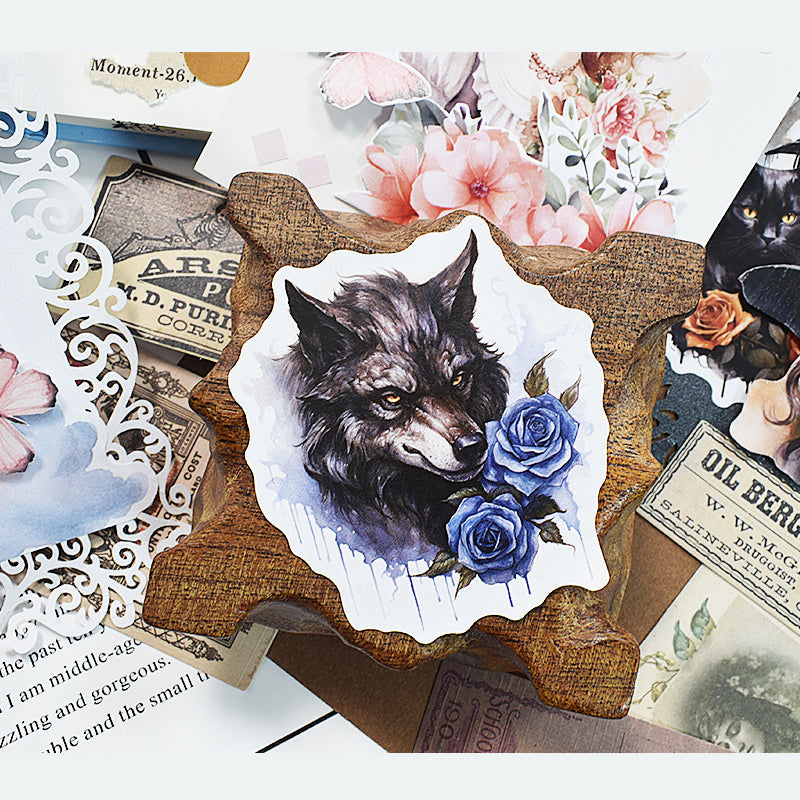 Vintage Sticker Book 5 Theme