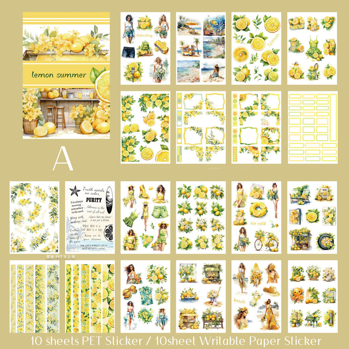 Vintage Sticker Book Vol.2