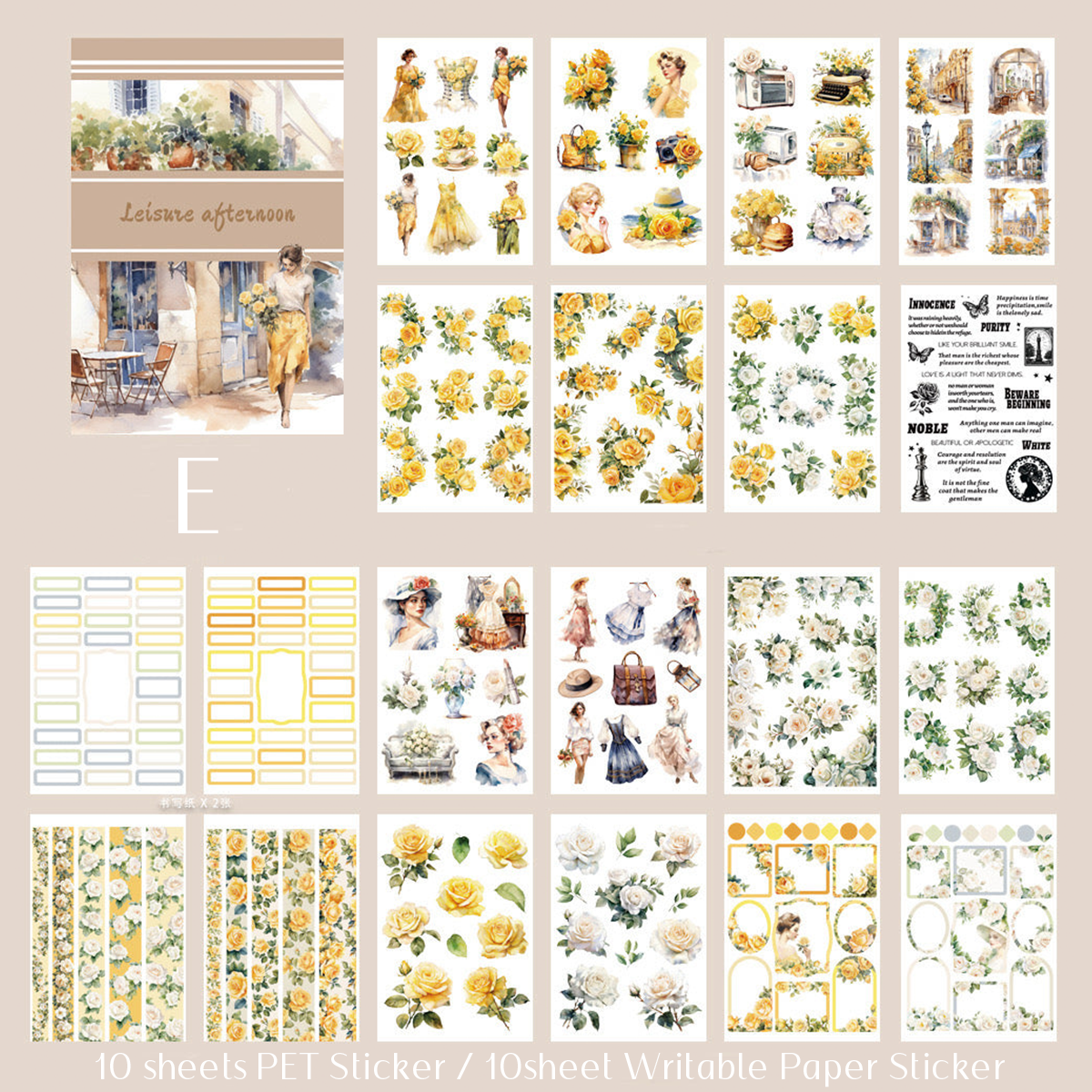 Vintage Sticker Book No.2