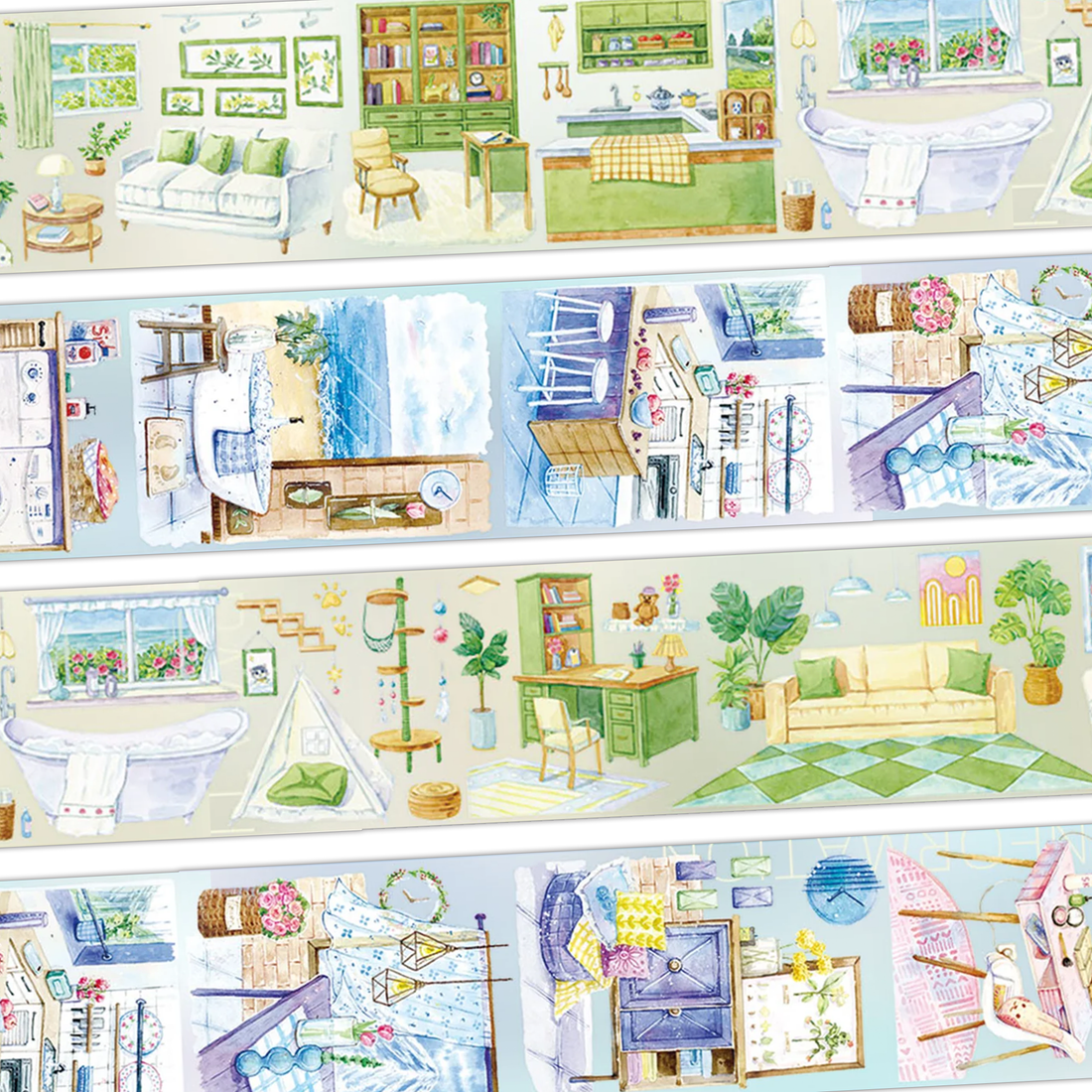 【ZERO】Indoor Scenery Landscaping Tape