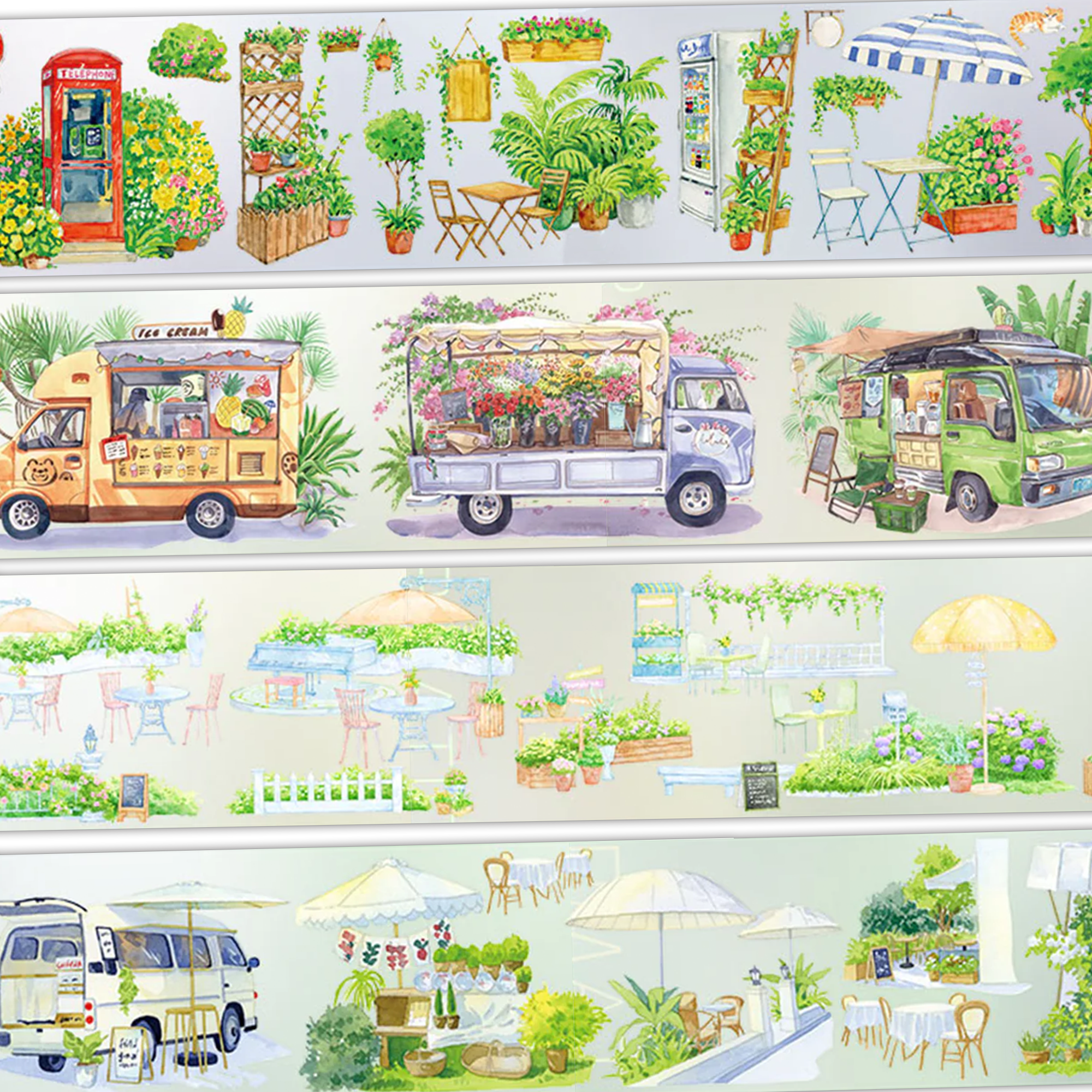 【ZERO】Outdoor Scenery Landscaping Tape