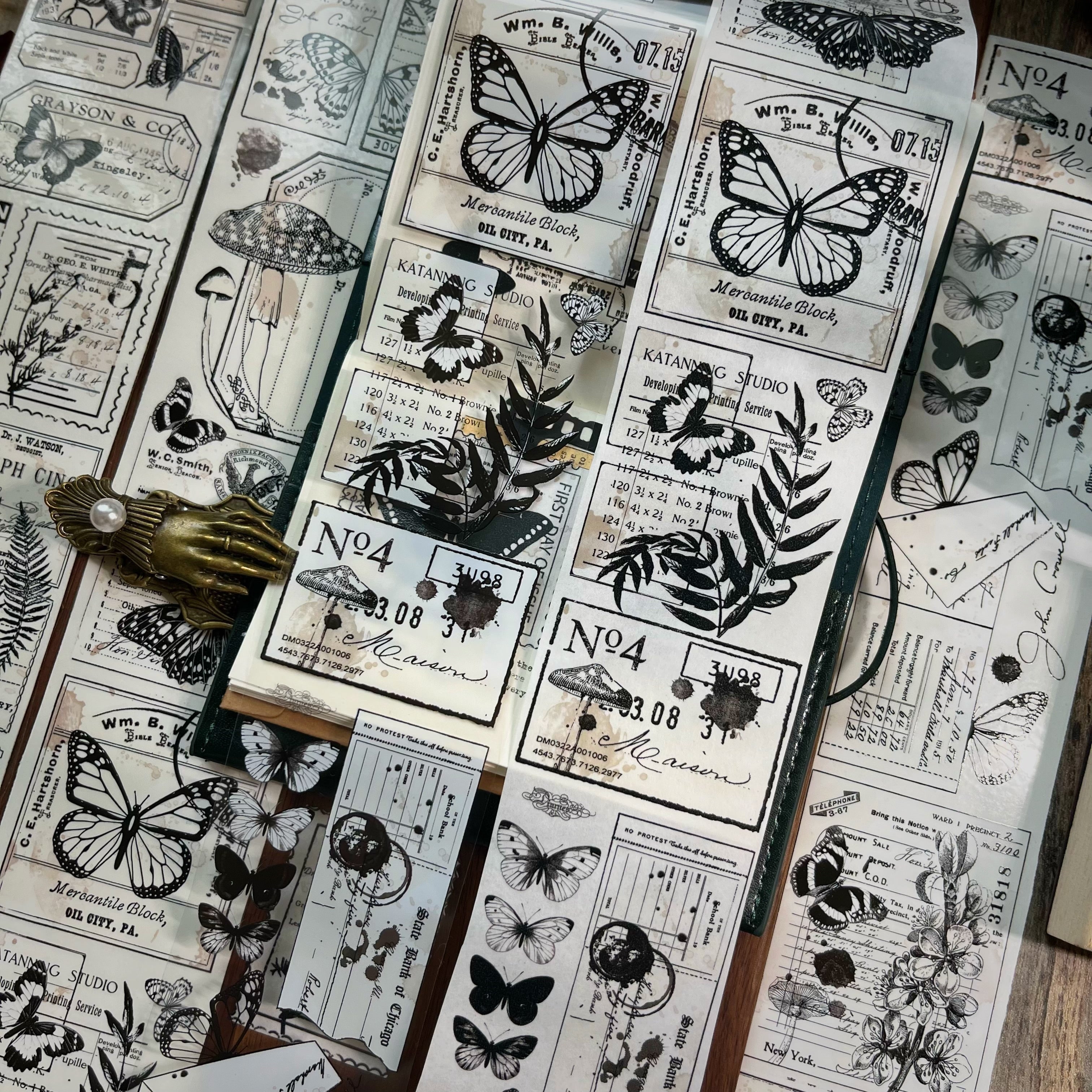 Letters and Butterflies Tape (6cm*100cm)