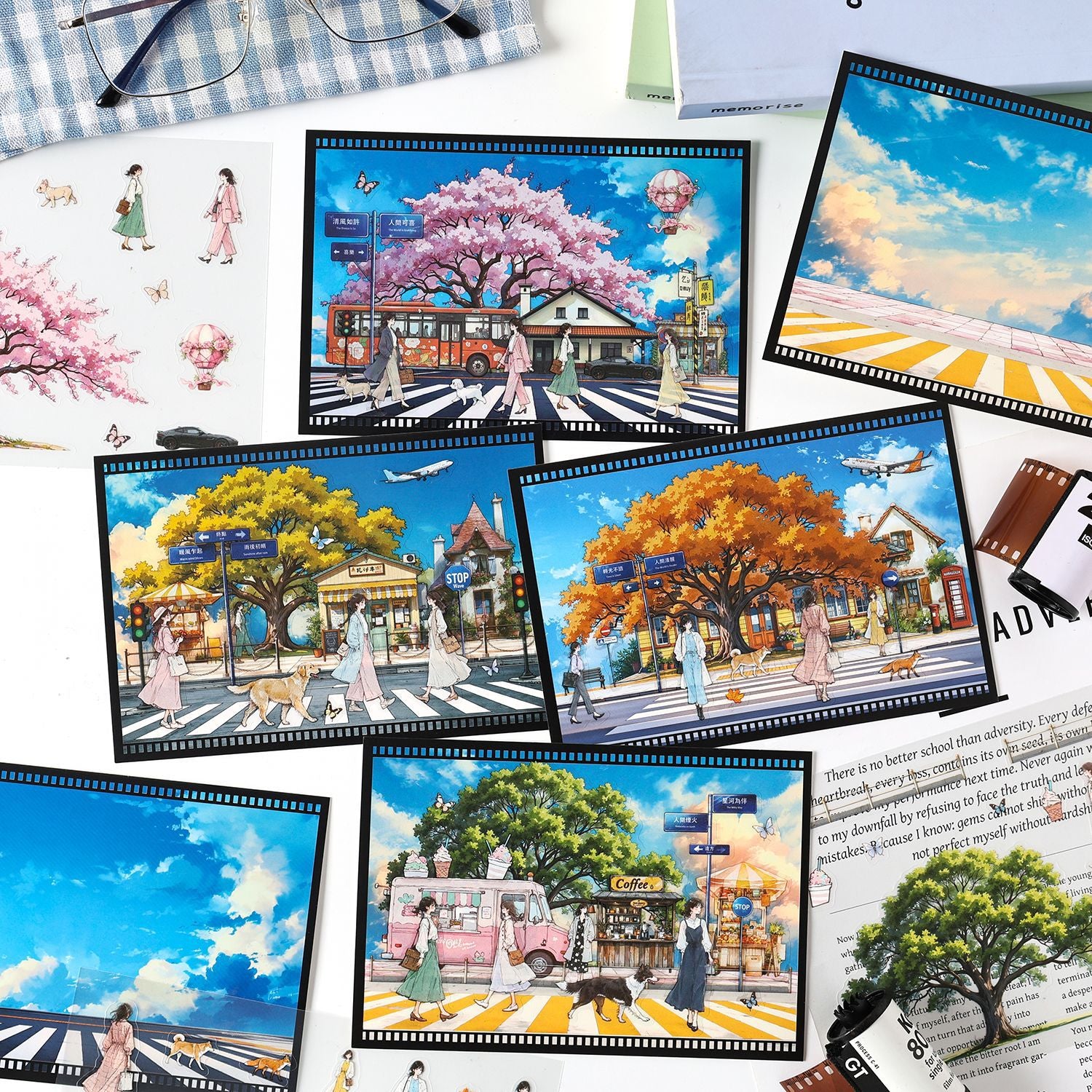 Film Time Landscaping Sticker