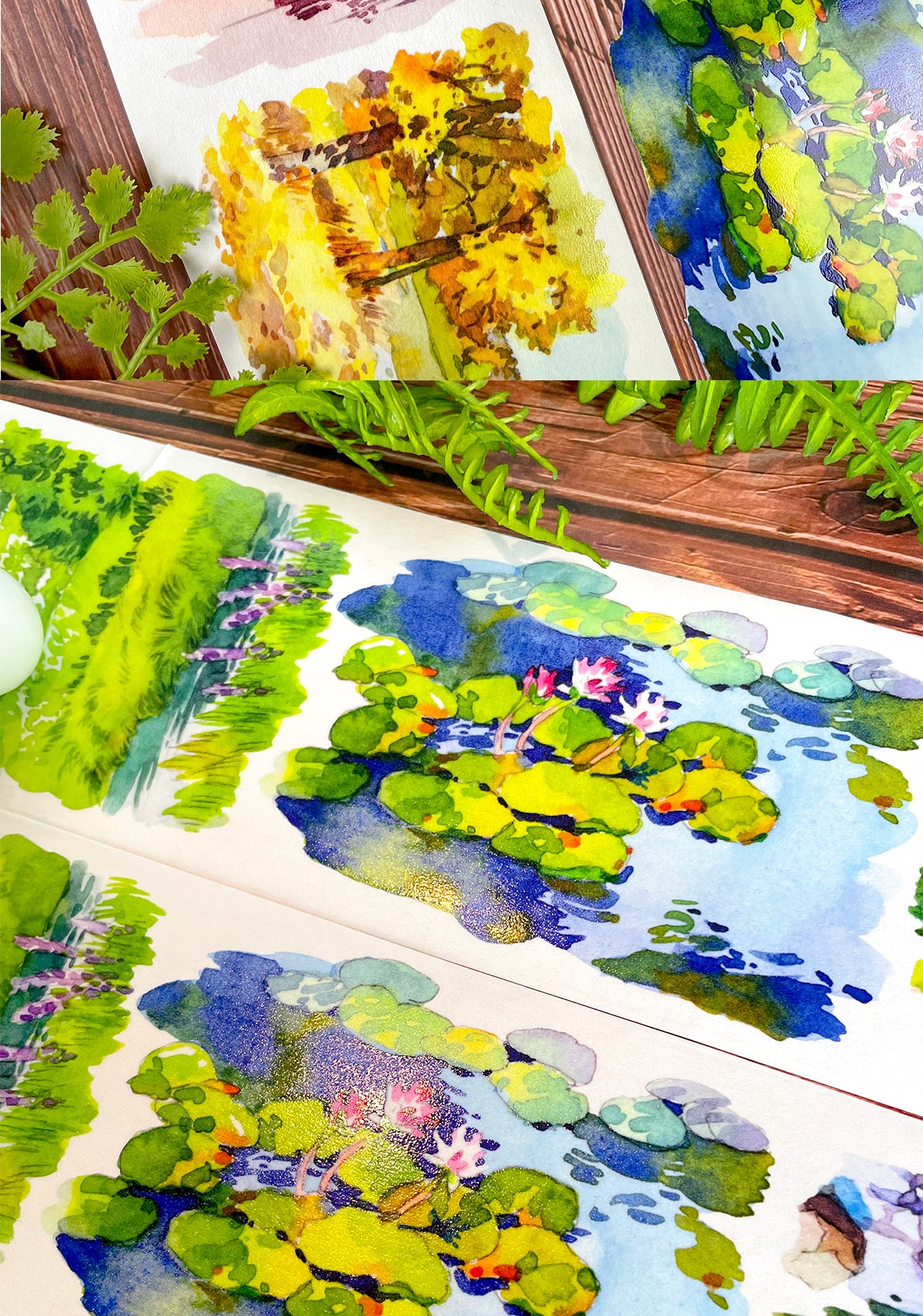 【NEW Studio】 Boat Moored by The River Landscaping Tape (7cm* 125cm)