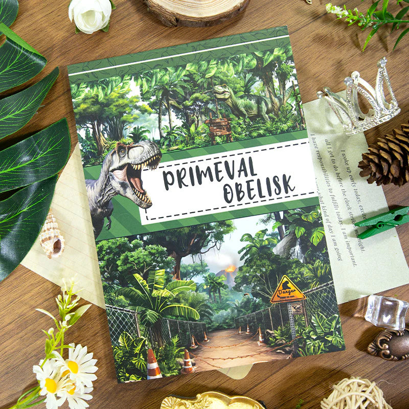 Vintage Sticker Book Vol.19 - Primeval Forest