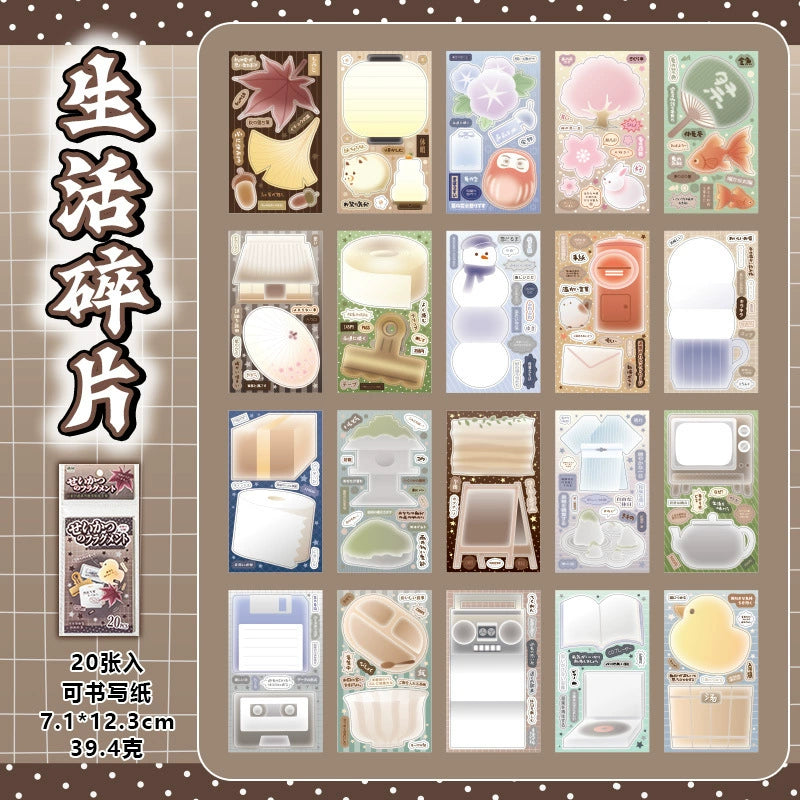 Daily Impressions Paper Sticker Book