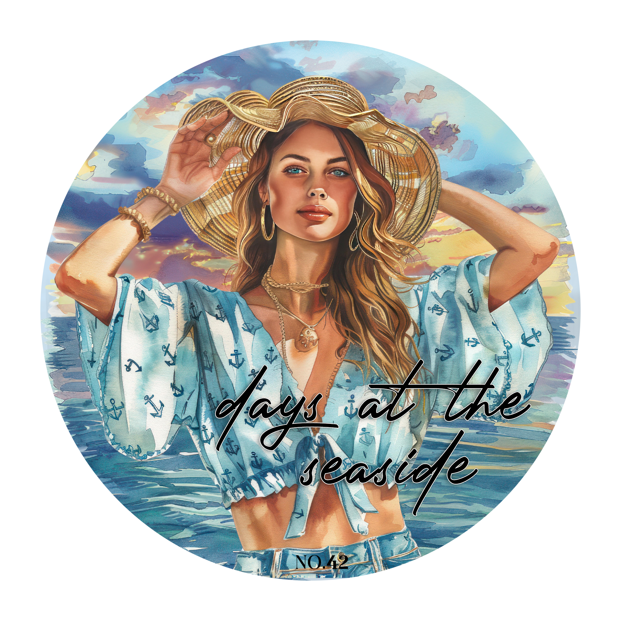 Days at the Seaside Pre-cut PET Tape | No.42 | MOOBOOM Design