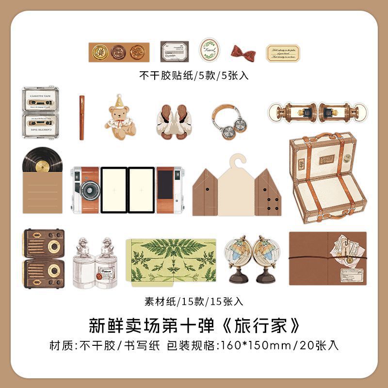 Time Walker Paper Sticker