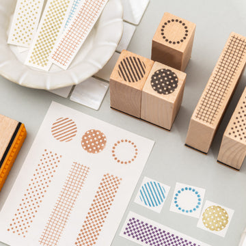 Basic Geometric Wooden Stamps