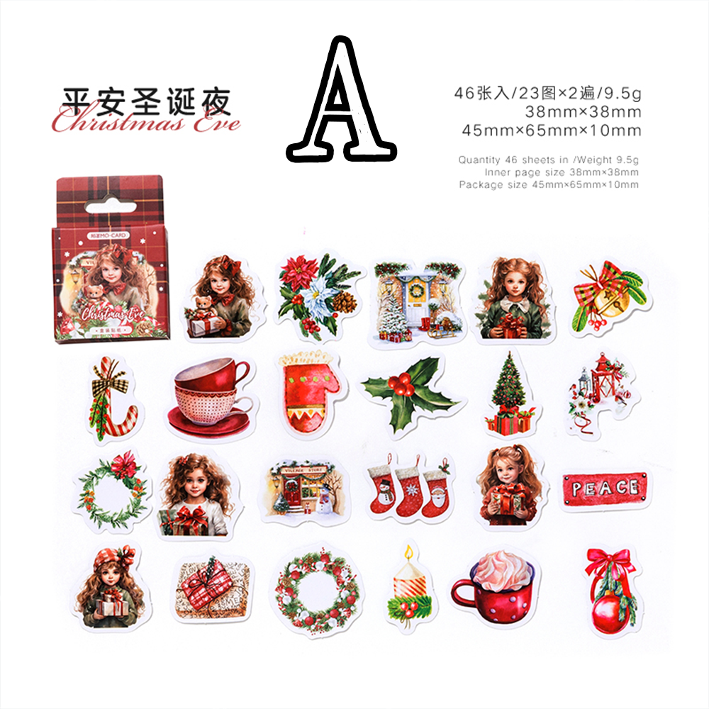 Treat Christmas Boxed stickers