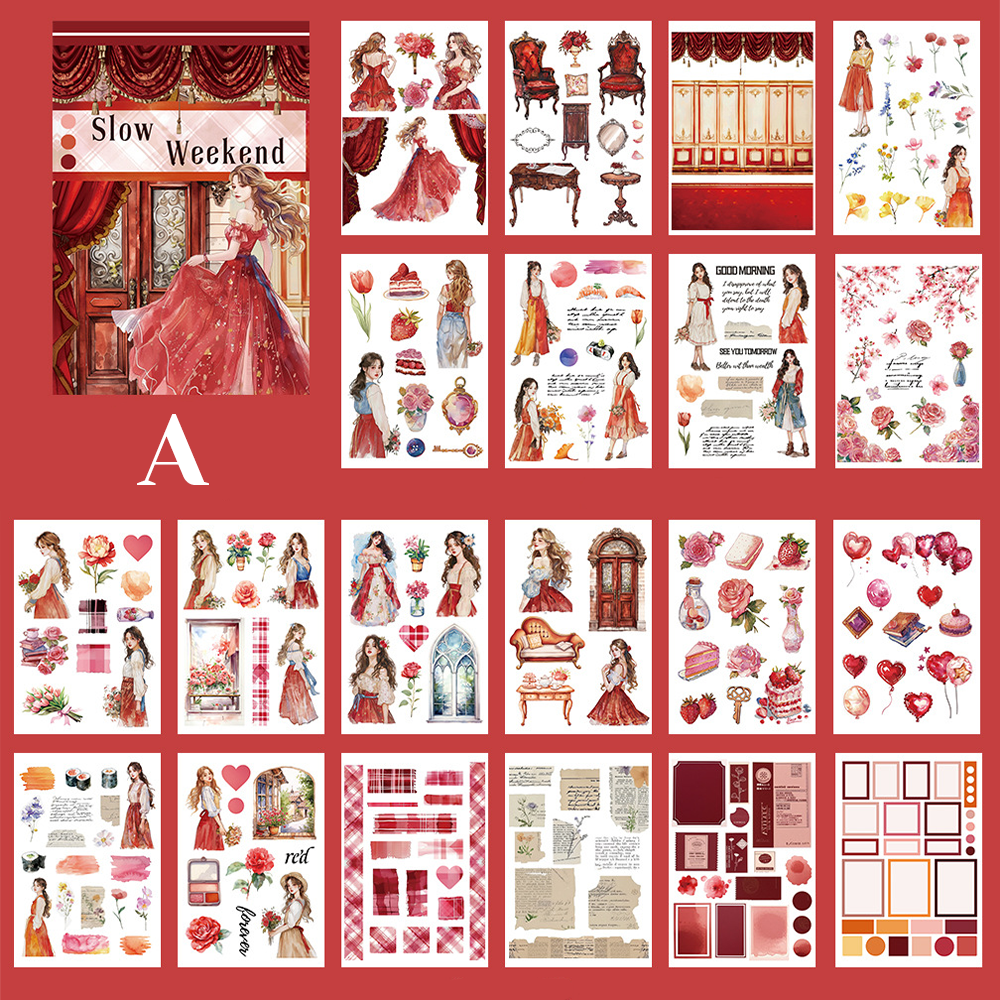 Vintage Sticker Book Vol.9 - Slow Weekend