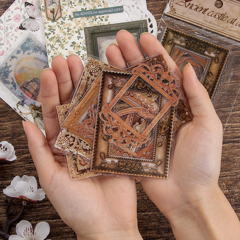 Vintage Border PET Stickers