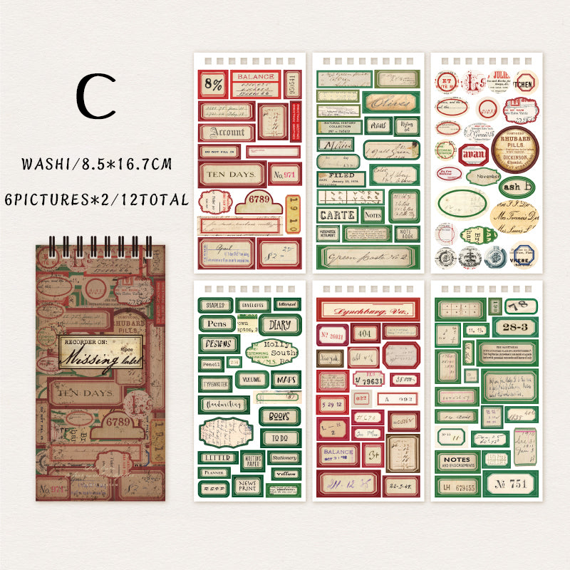 Dropped Tag Series Sticker