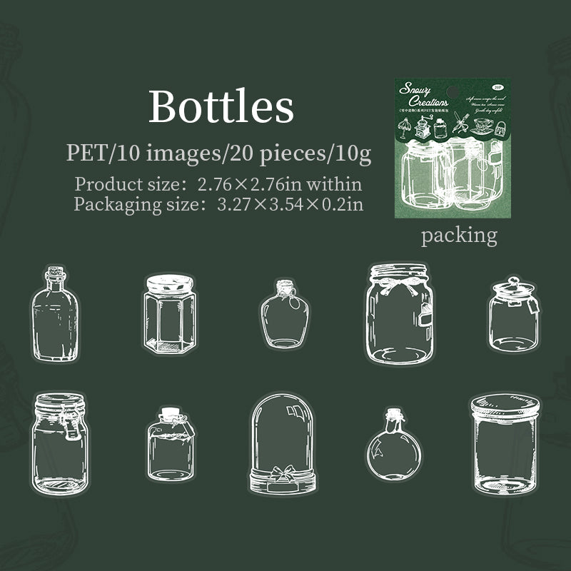 Snow-Creations series PET 3D foam stickers