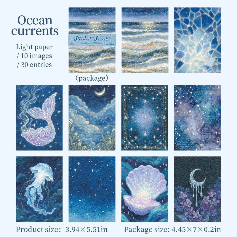 Secret Scroll of Stardust Scrapbooking Paper decorative tape for journaling and scrapbooking