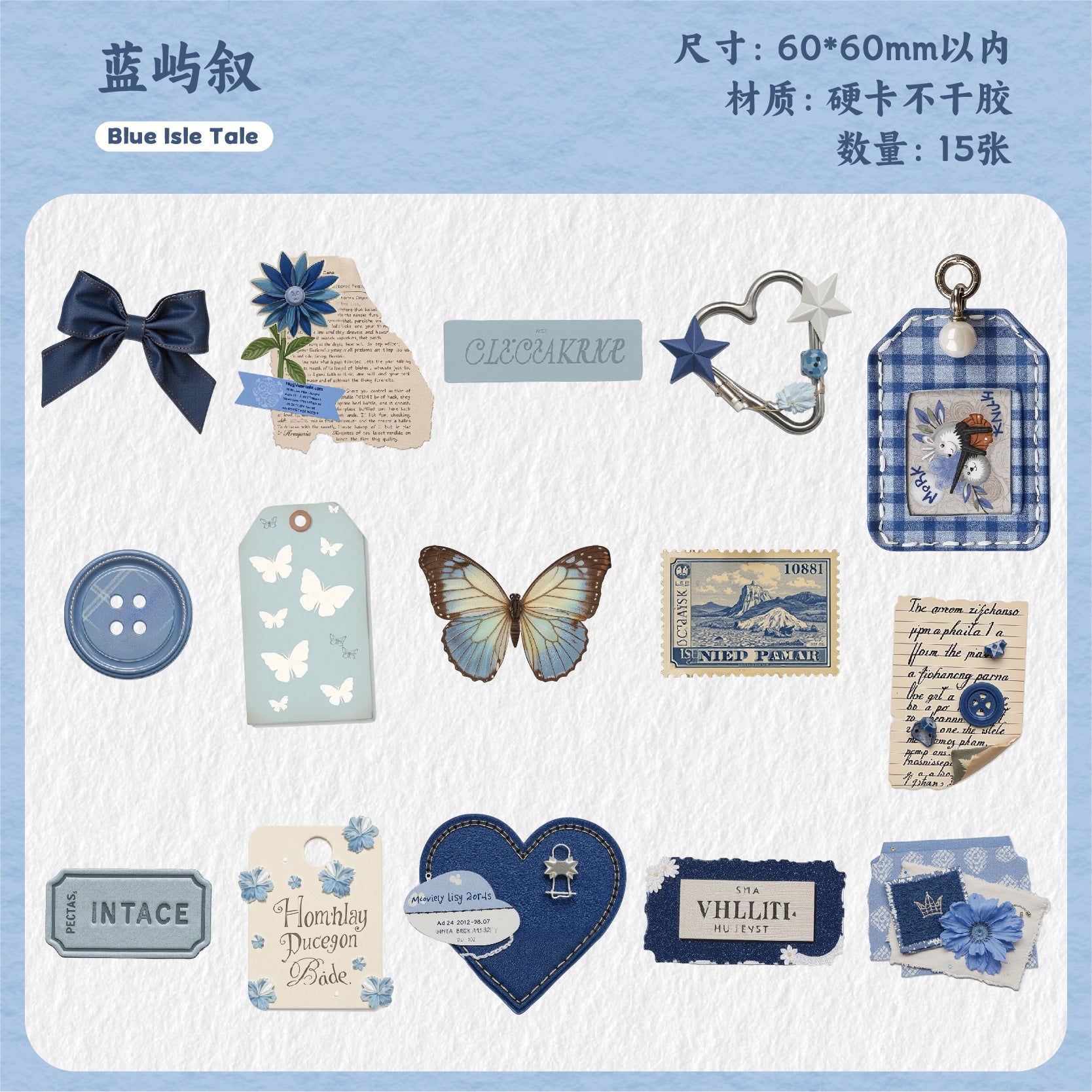 Timeless Treasures Sticker For Journaling and Scrapbooking