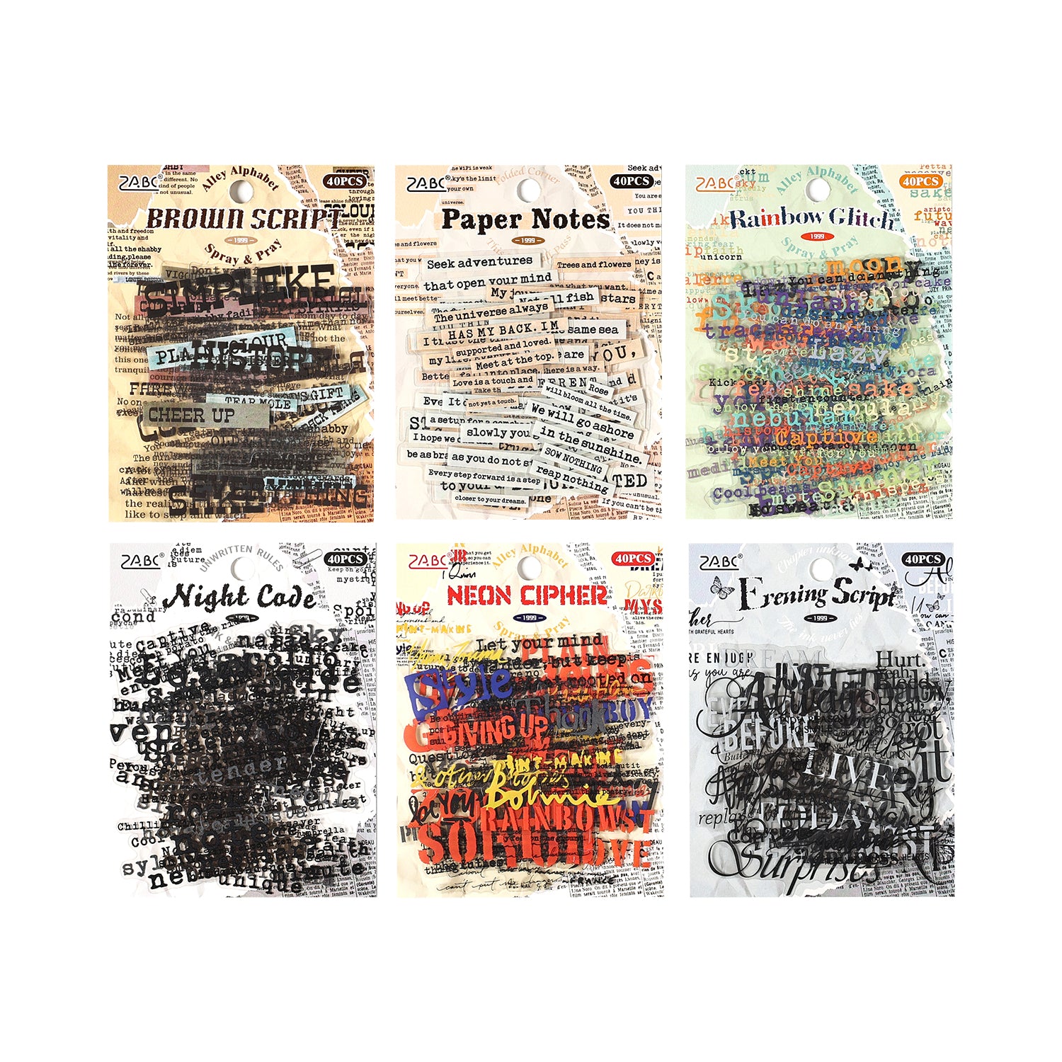 Whispers Among the Words Sticker