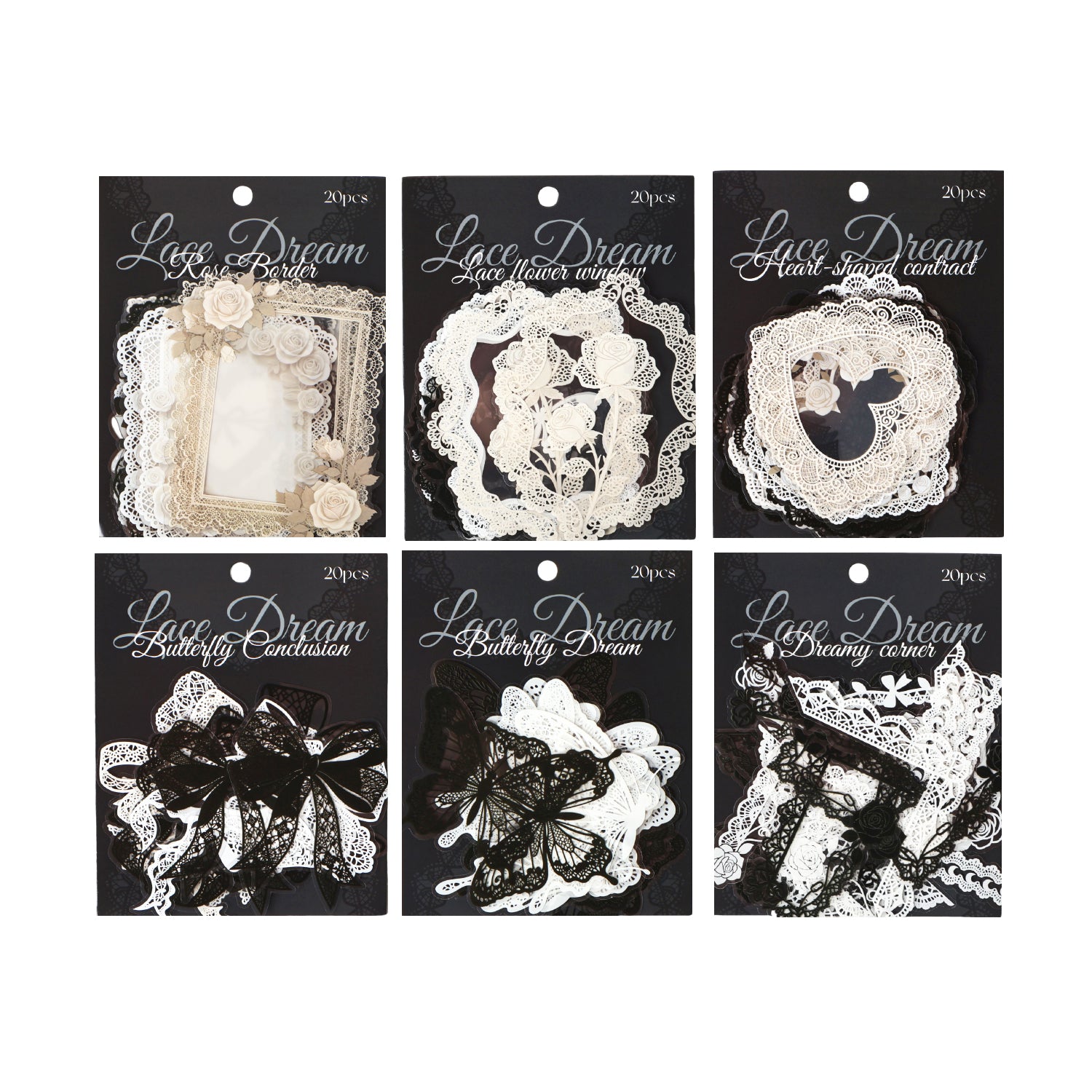 Lace Dream series PET Sticker