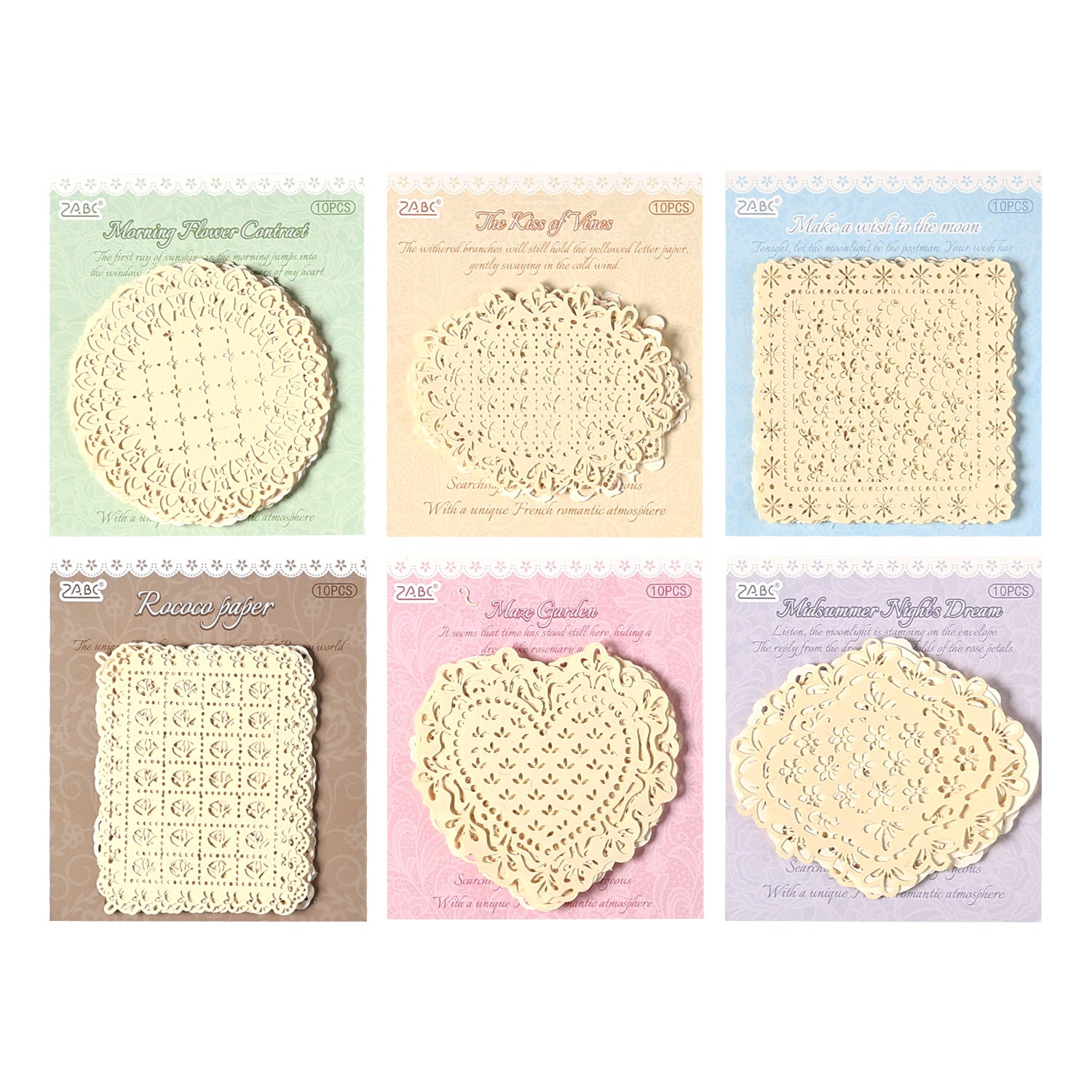 Lace Cut-outs Scrapbooking Paper