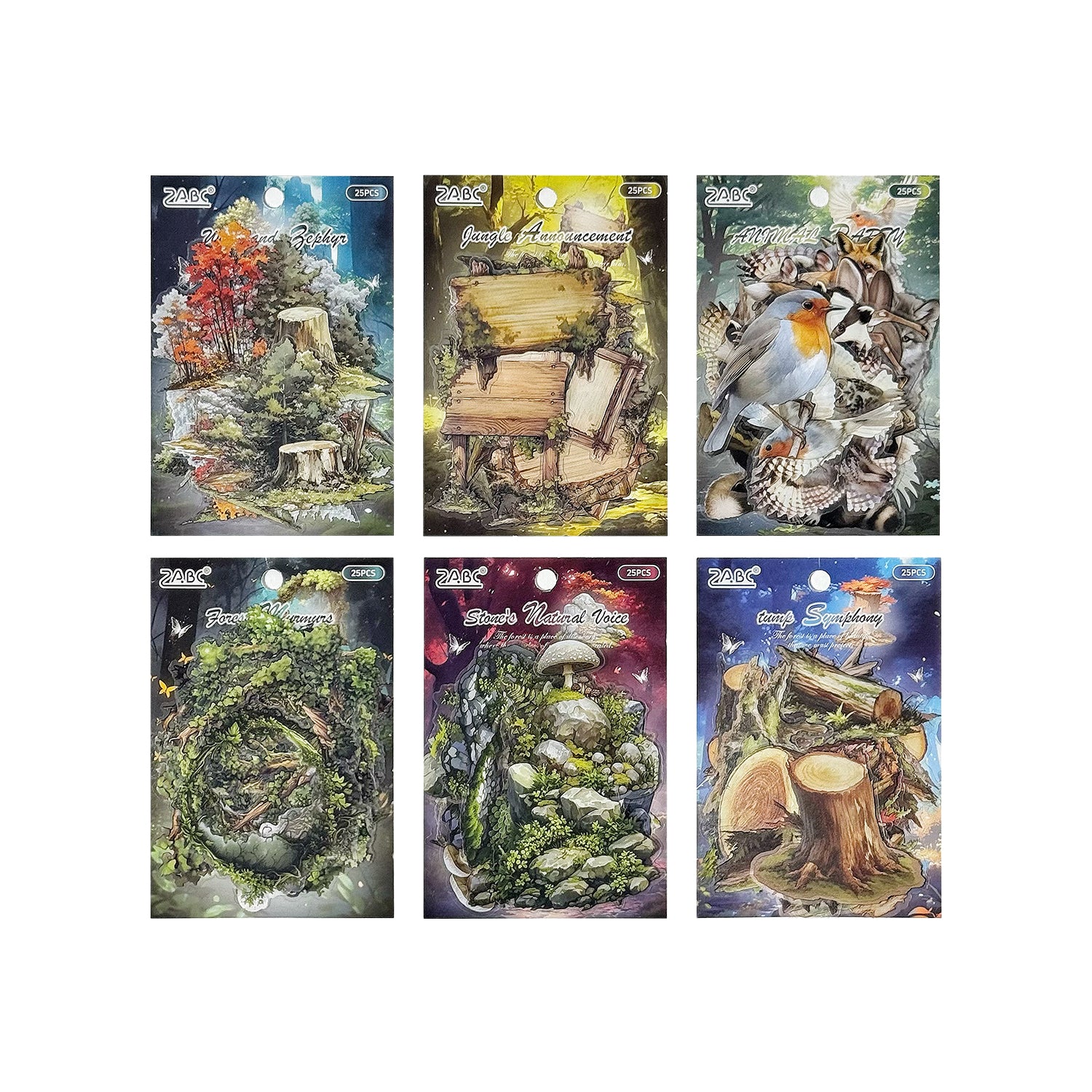 Green Field Series PET Sticker