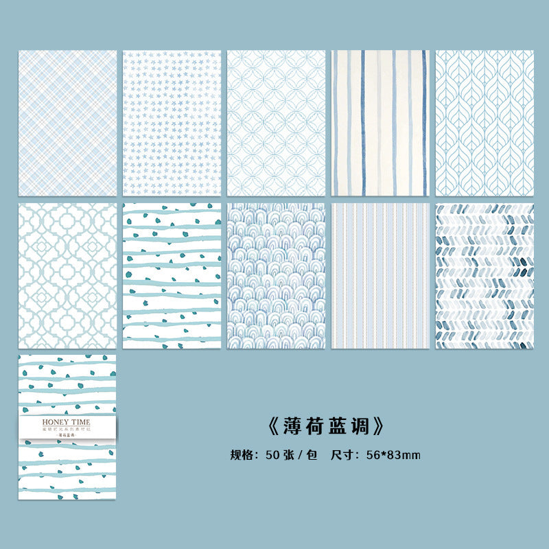 Plaid with Floral Print Scrapbooking Paper