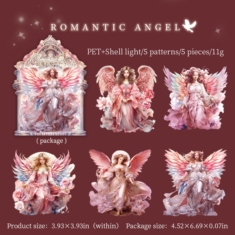 Angel Carol PET Sticker