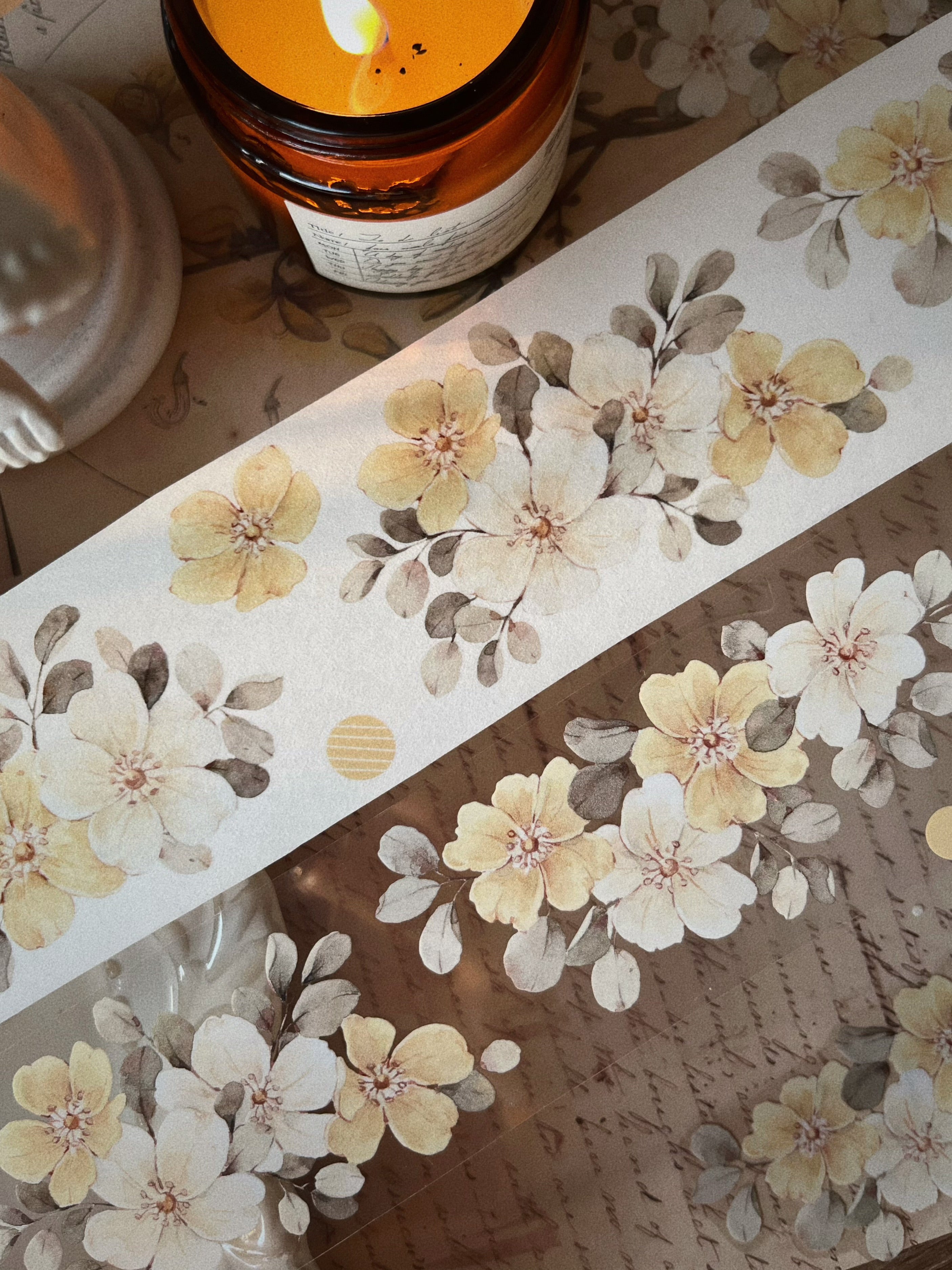 Small Yellow Flower Tape (5.5cm*120cm)