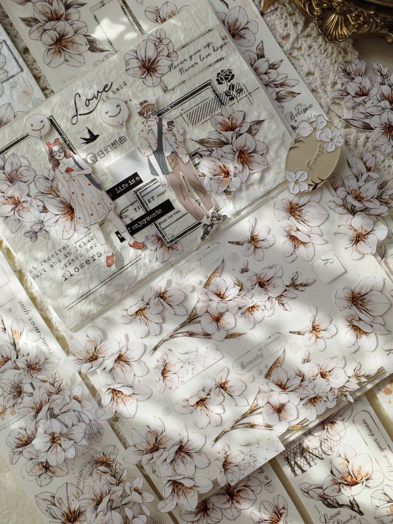 Freesia Flowers Tape (5.5cm*150cm)