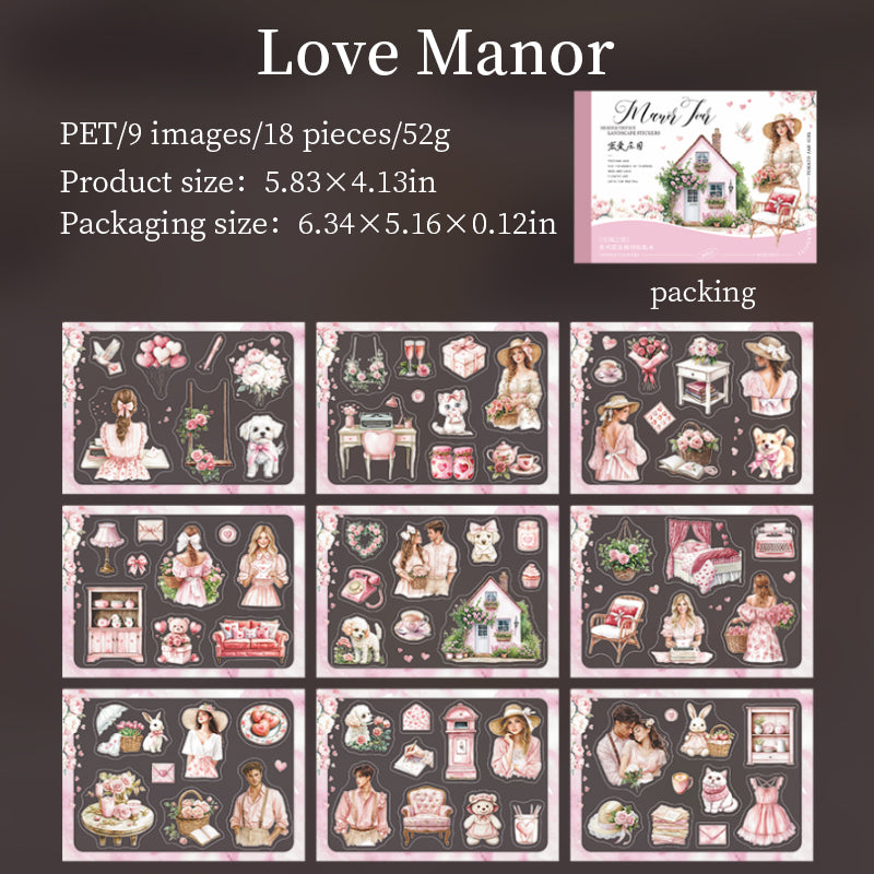 Manor Tour Sticker Book