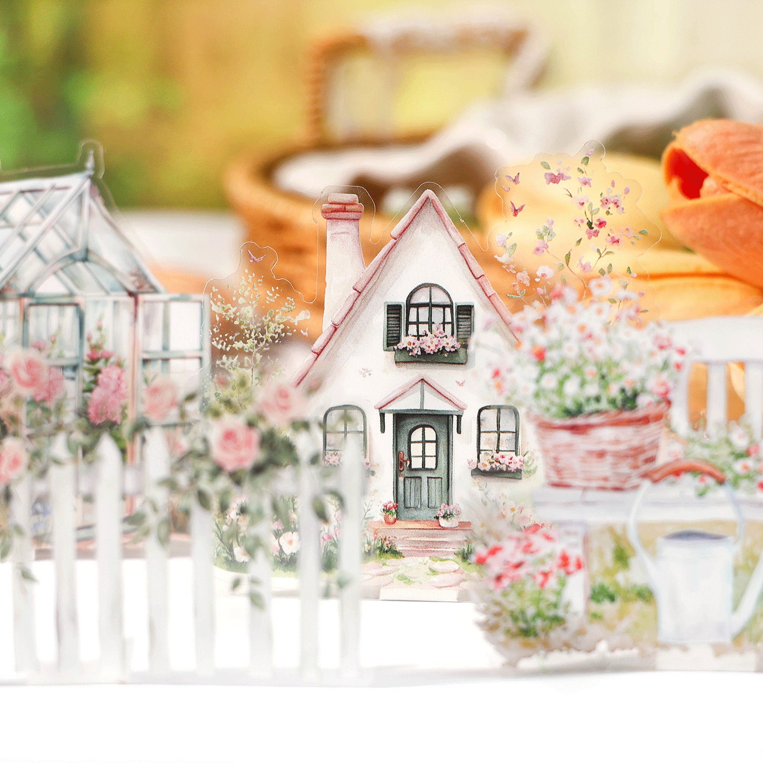 Blossom Season Romance Series PET Stickers