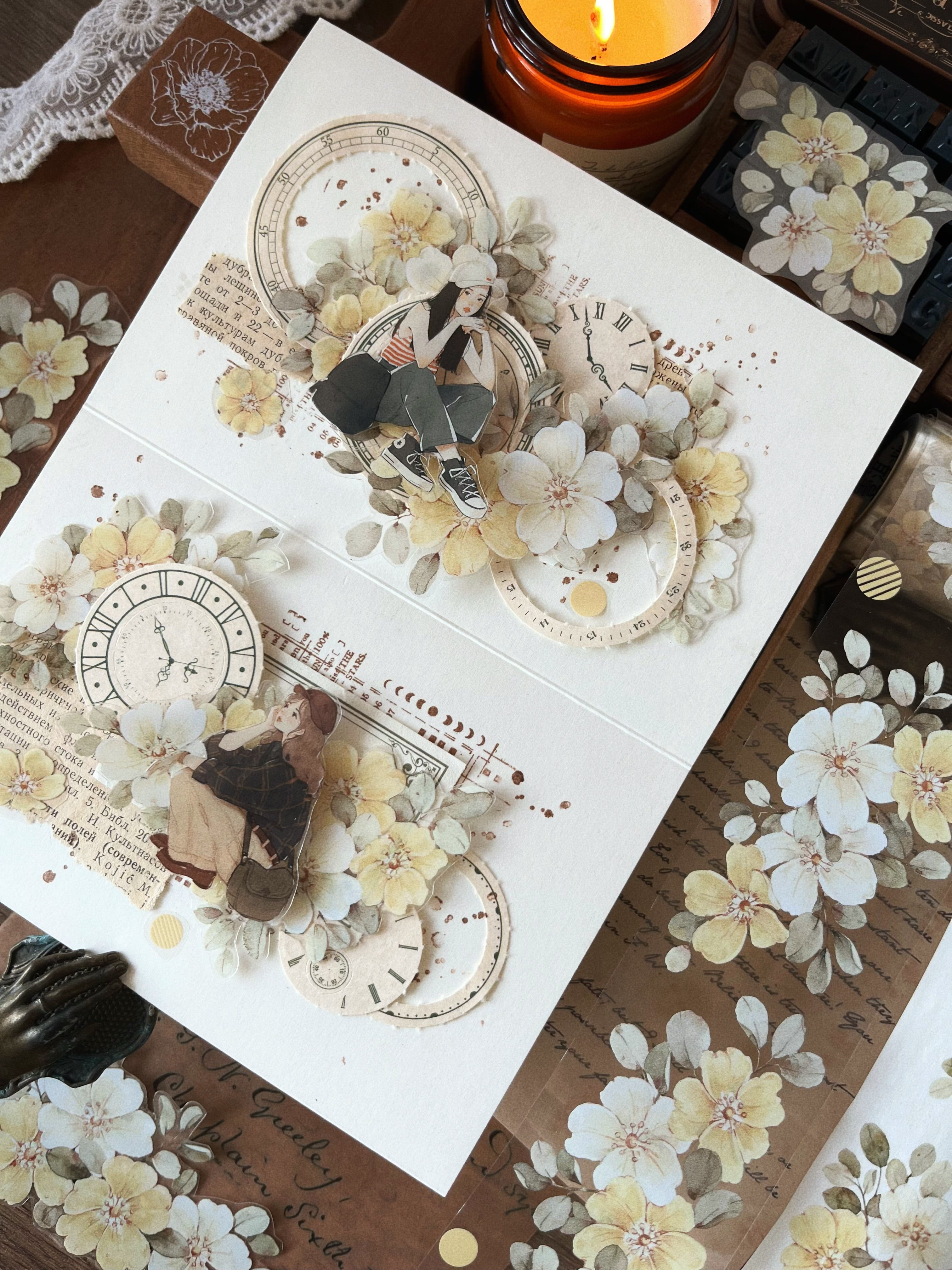 Small Yellow Flower Tape (5.5cm*120cm)