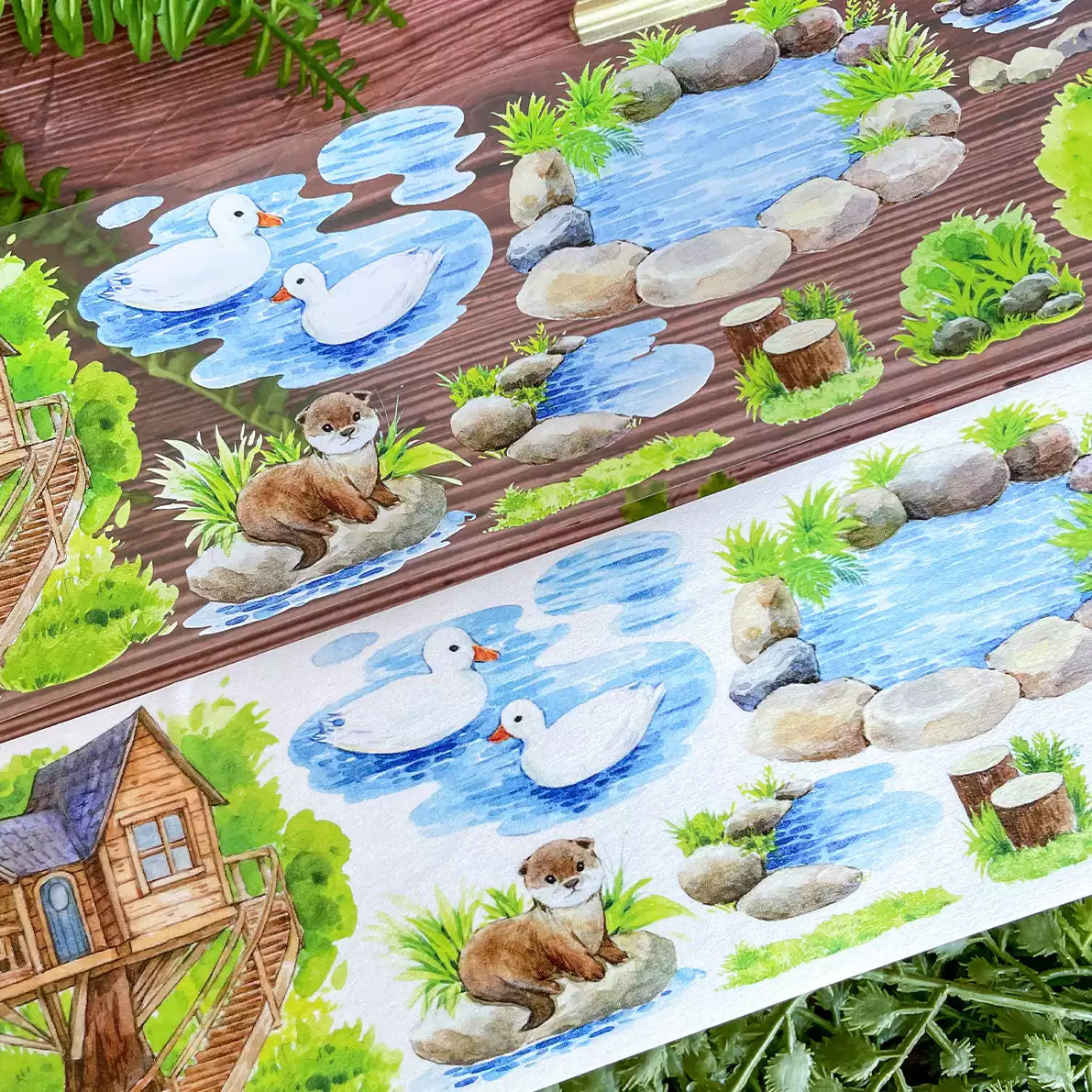 【NEW Studio】 Zoo Landscape Tape (7cm* 170cm)