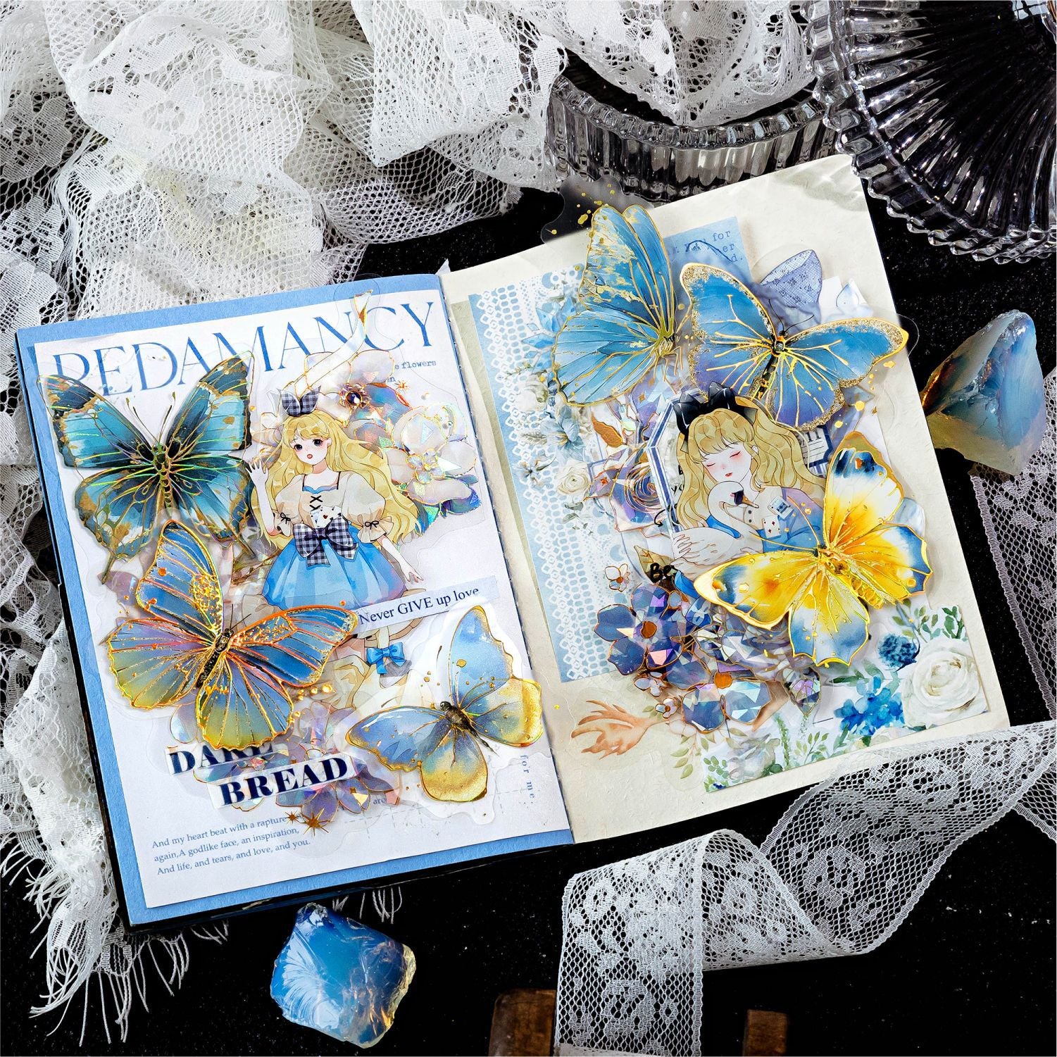 Bronzed Butterfly PET Sticker